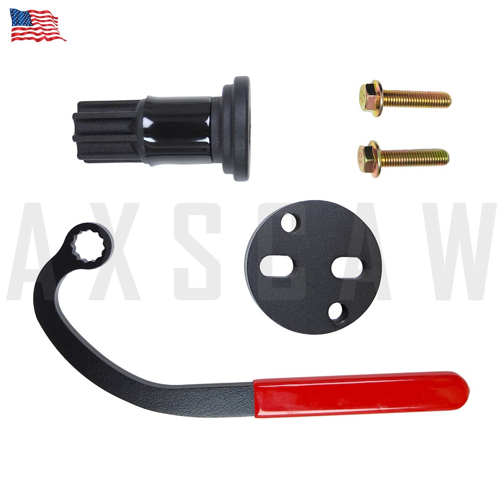 For Dodge Cummins Engine Barring Tool Injection Pump Gear Puller Lock Nut Wrench