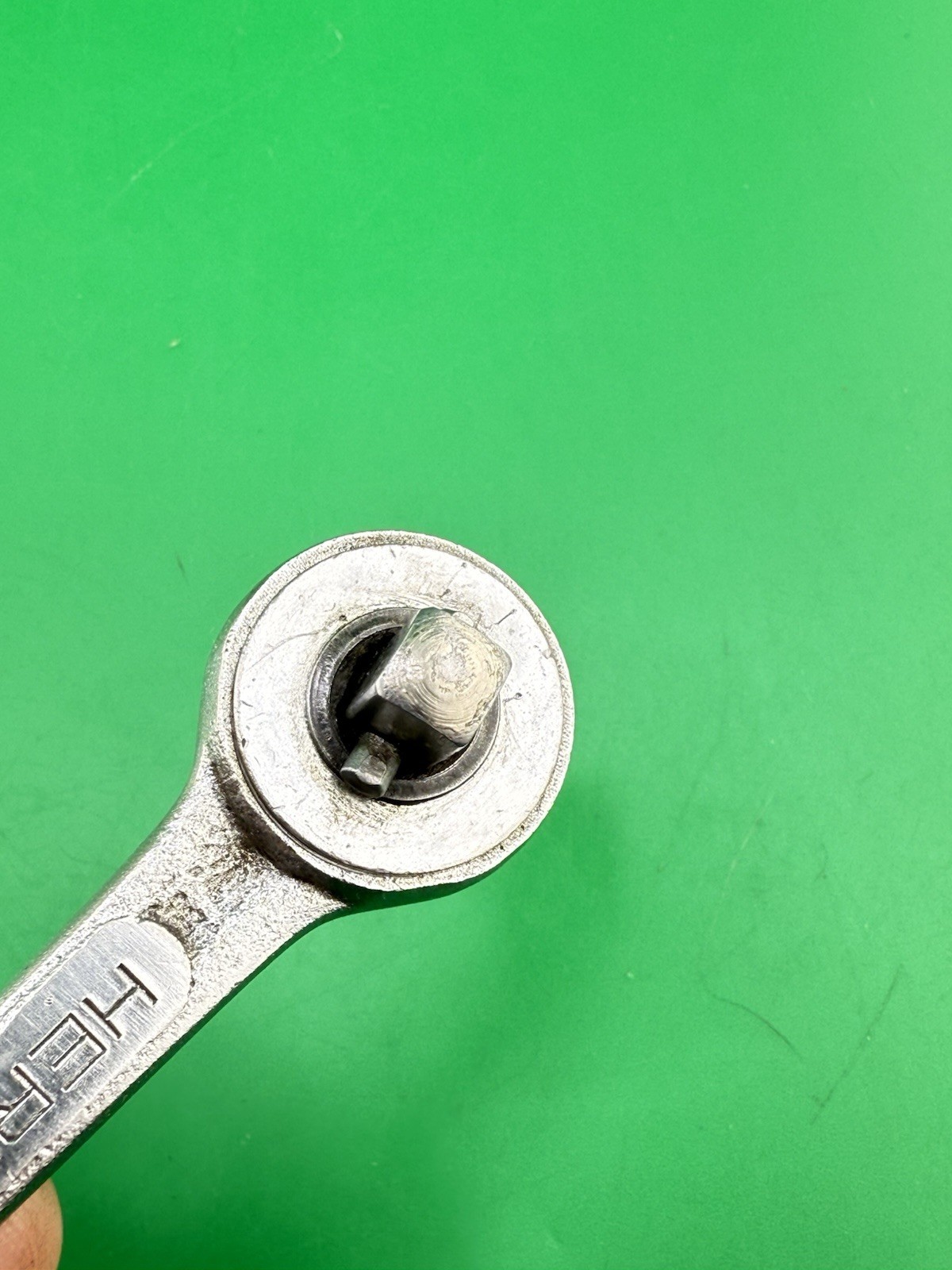Very Rare! Hermes 1/4″ Inch Drive Sliding Square Ratchet Made In Germany NICE