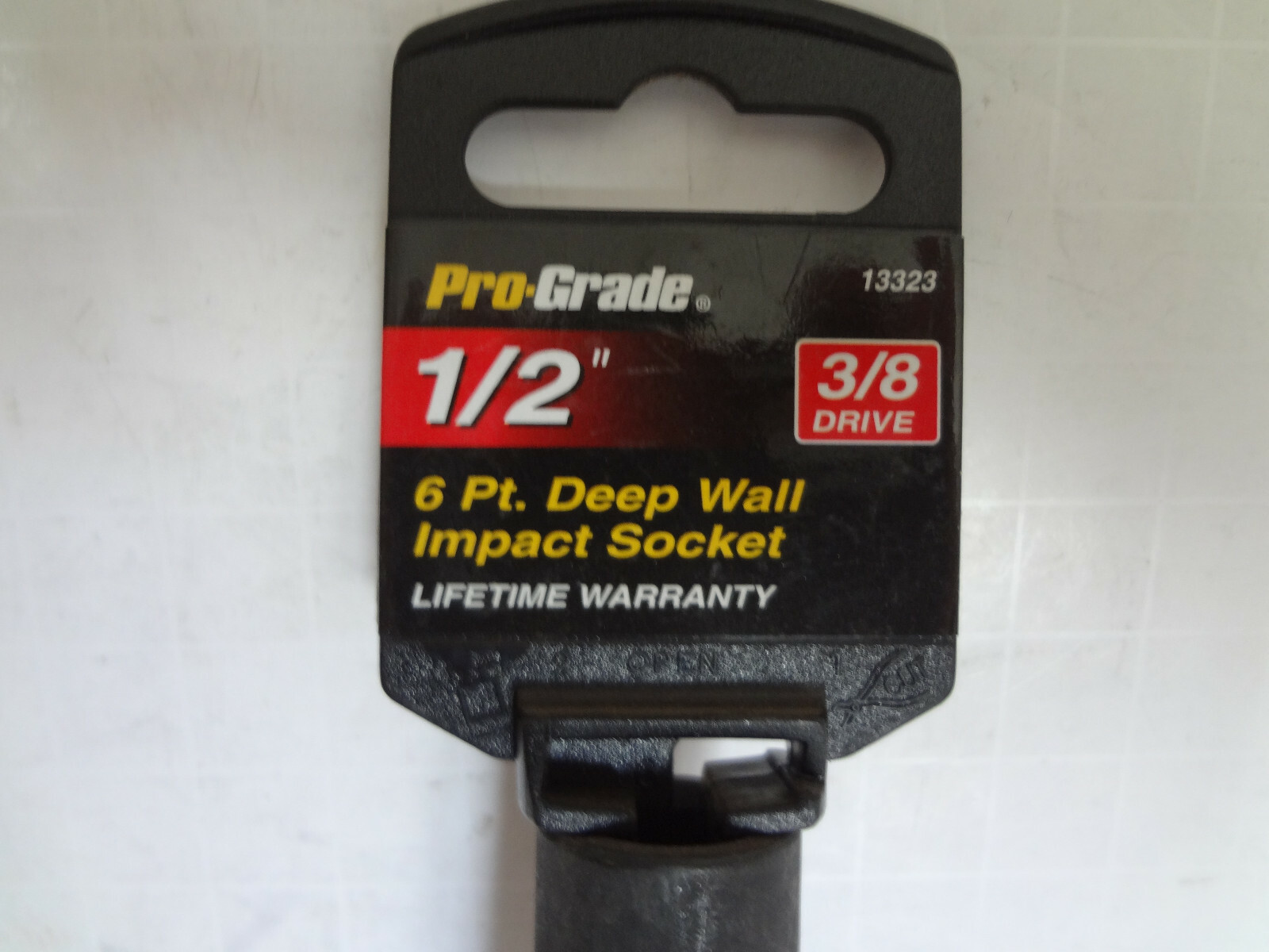 ProGrade 3/8″ Drive 1/2-Inch 6 Pt Deep Wall Impact Socket # 13323