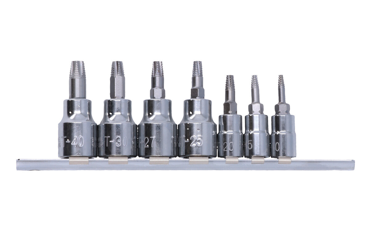 Laser tools 8053 Damaged Torx Screw Extractor Set 7 Piece 1/4»D Set