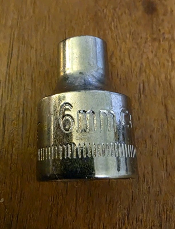 Craftsman 6mm Socket 6 Point 3/8″ Drive S-AF 43516