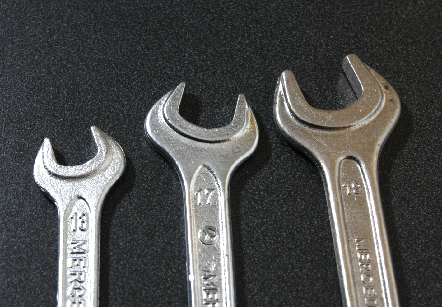 Mercedes-Benz Metric Wrench Set Matador Heyco Open-End 19mm 17mm 14mm 13mm 11mm