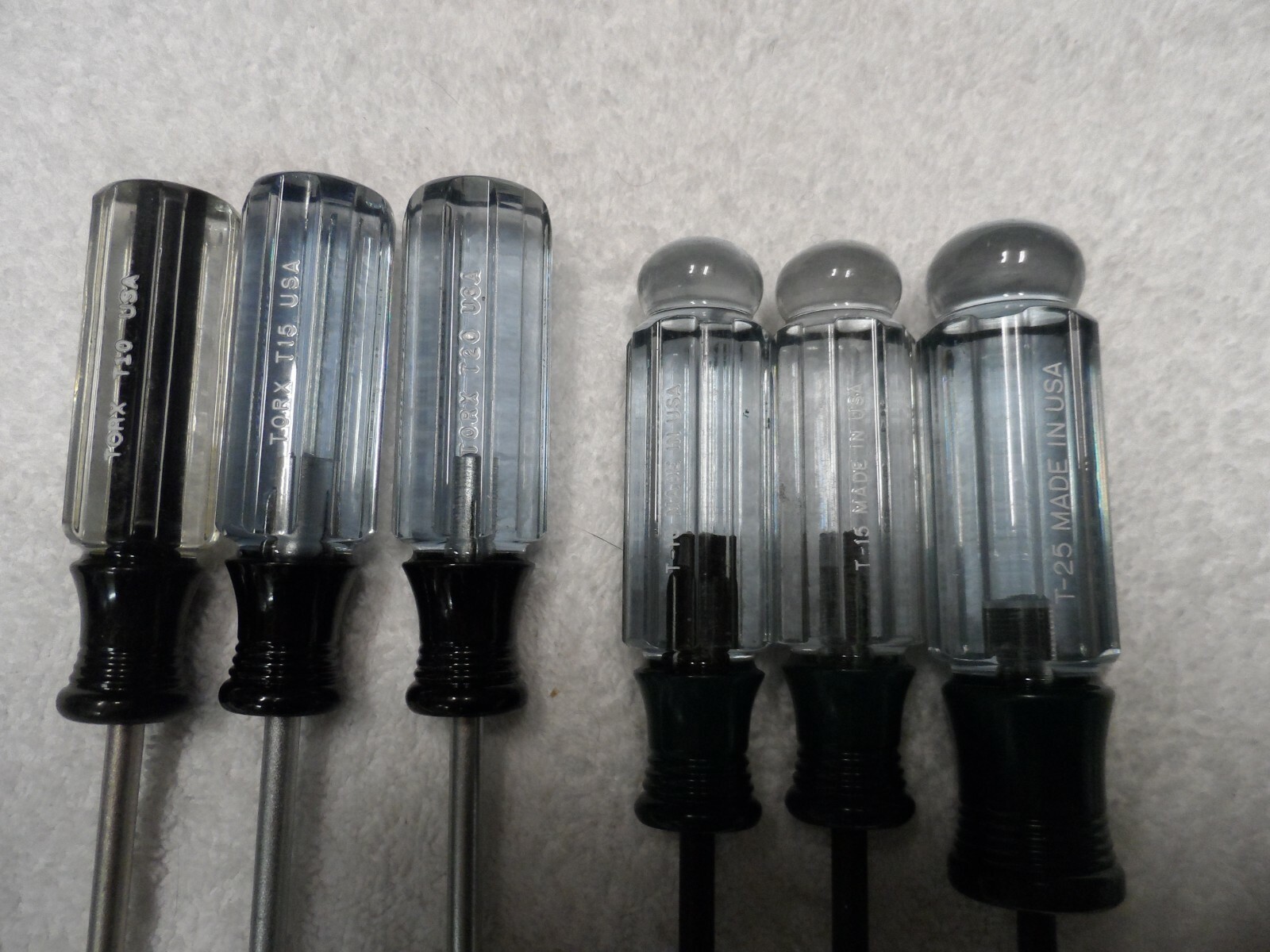 Craftsman Torx & Stubby Screwdriver Set, made USA (T10, T15, T20, T25) – 6 pcs