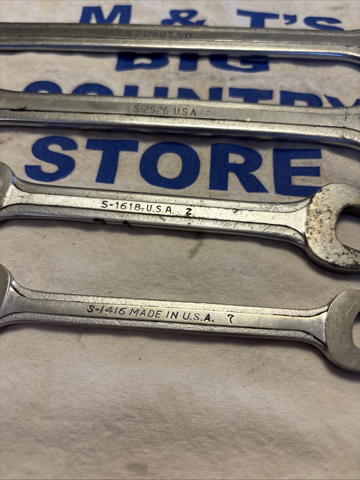 Blue-Point USA Supreme 5pc Double Open End Wrench Set 7/16″ to 1-1/8″ S Series
