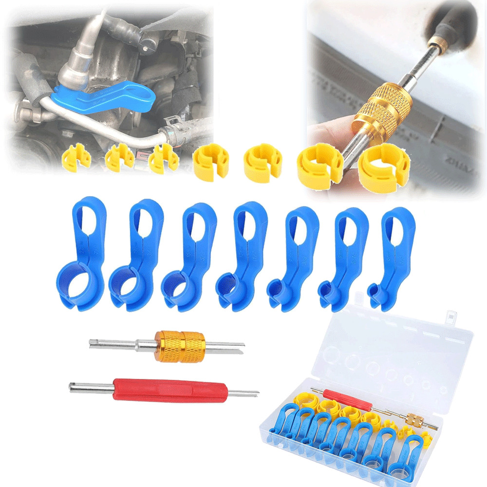 16Pcs Car AC Fuel Line Disconnect Tool Fuel Line Removal Tool With Storage Box