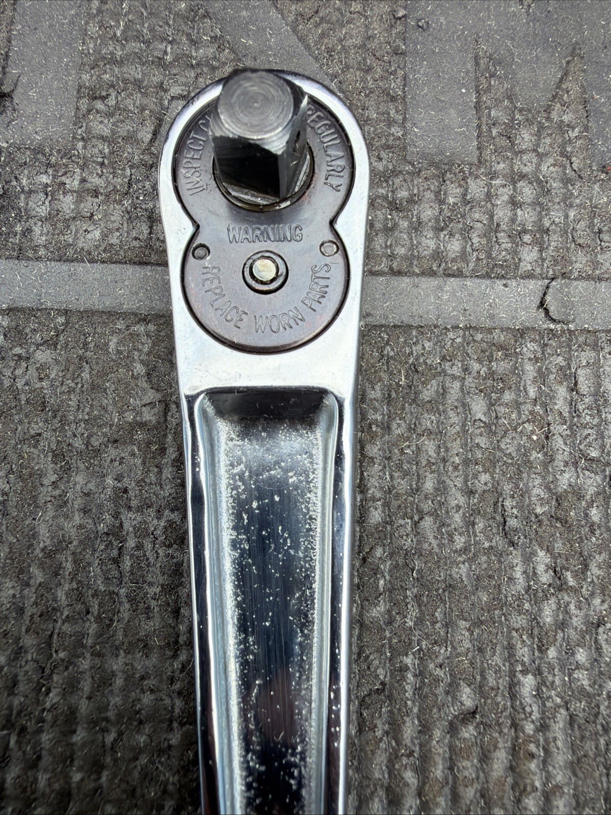 Snap-On Tools USA FN720A Polish Chrome Ratchet 3/8″ Drive – Short Handle 6″ Long