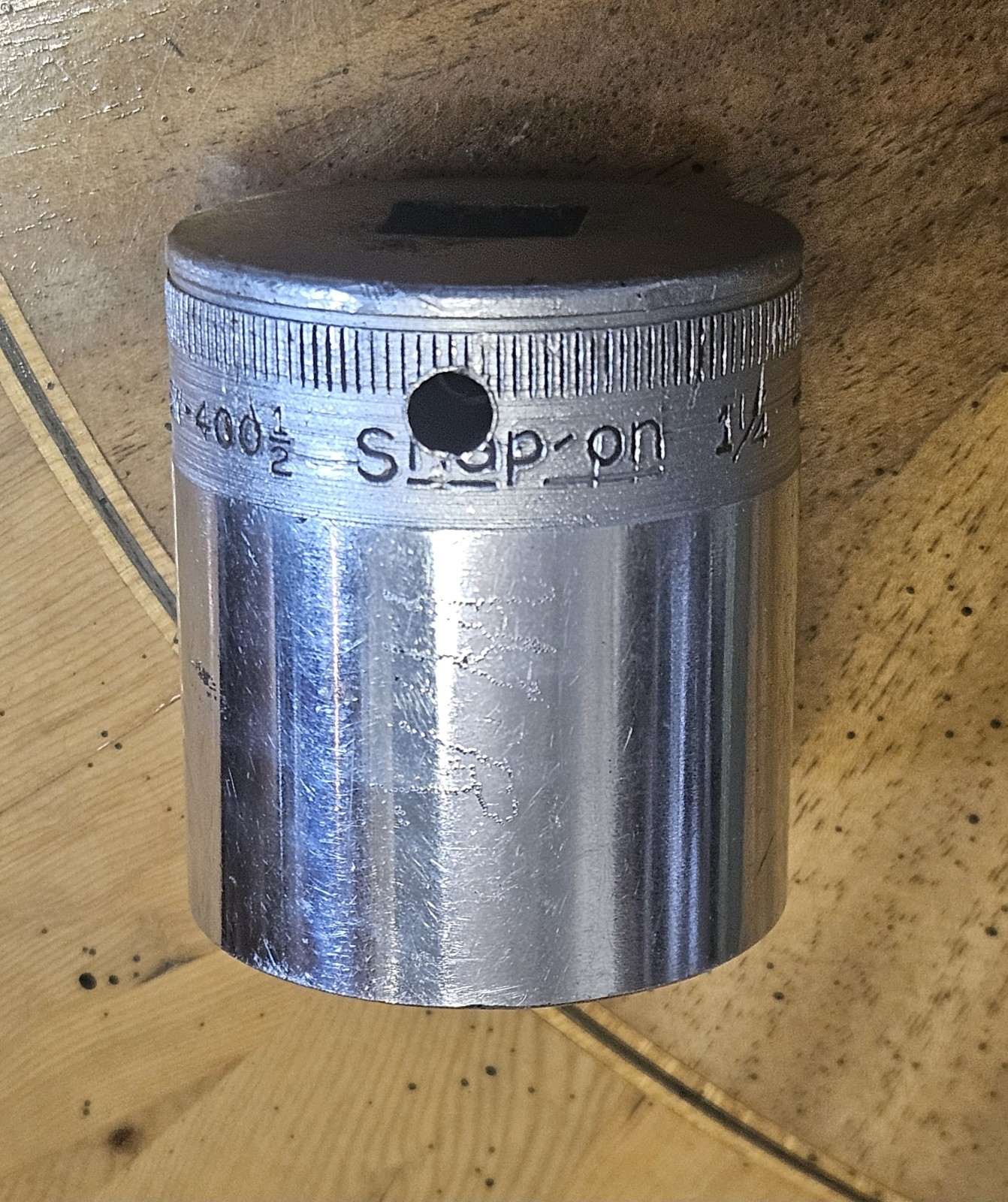 Vintage 1948 Snap-on SW-400 1/2 1-1/4in 1/2″ Drive 12-Point Socket Tool USA