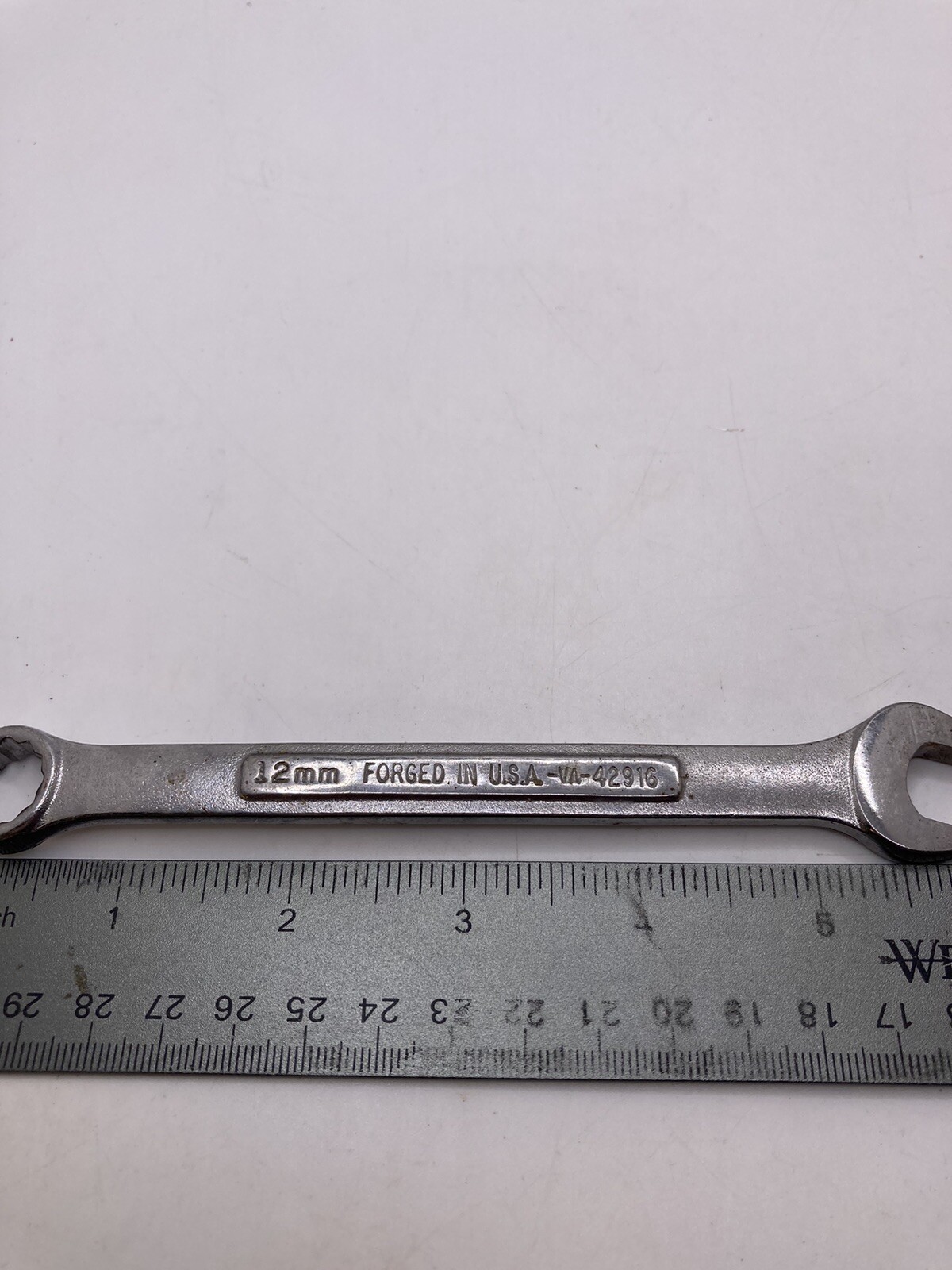 Craftsman -V. Inverted V 12mm 12 Point Combination Wrench 42916 USA