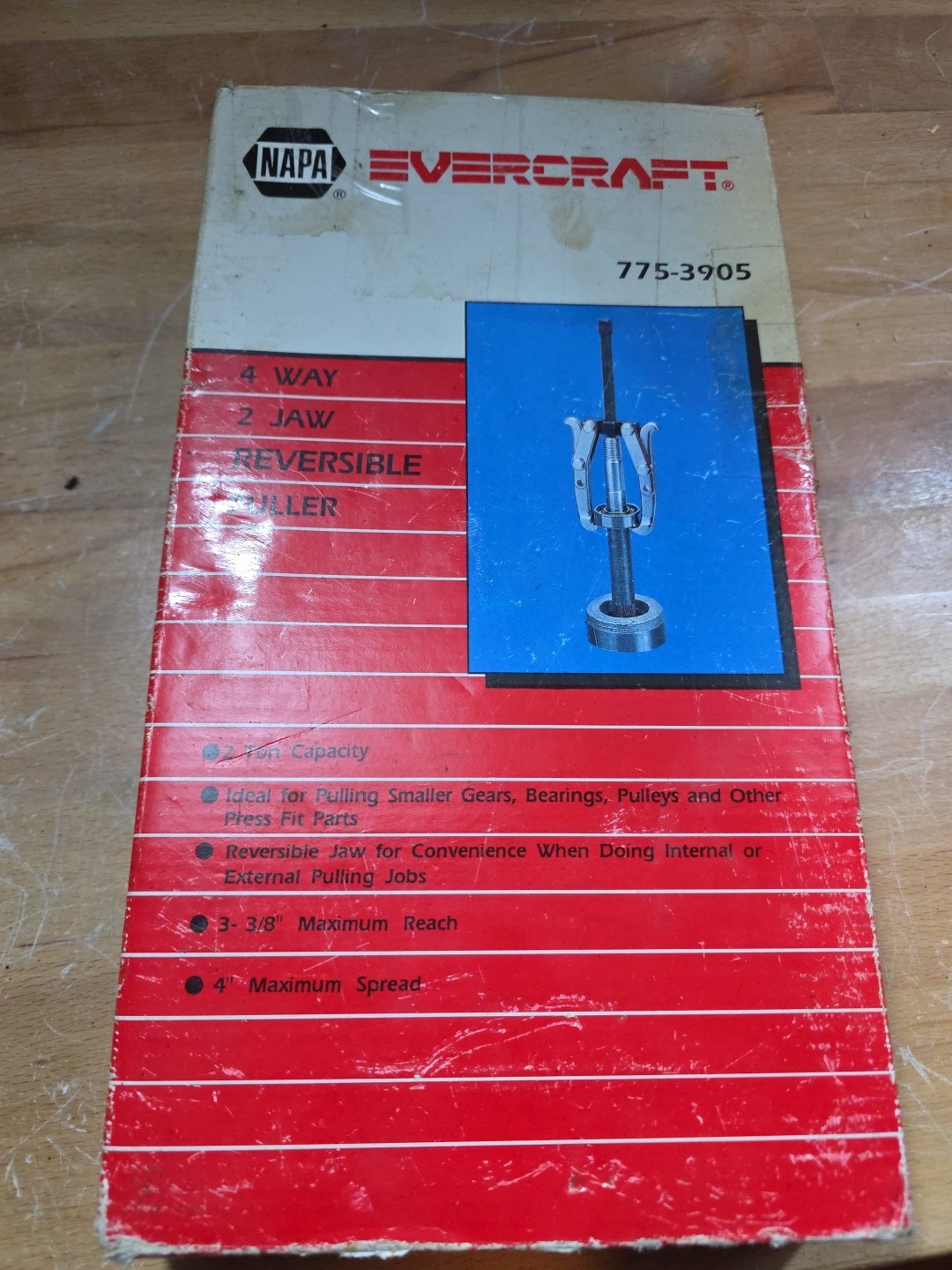 NIB BALKAMP NAPA EVERCRAFT 2 TON 8 WAY 2-3 JAW REVERSIBLE PULLER #775-3905