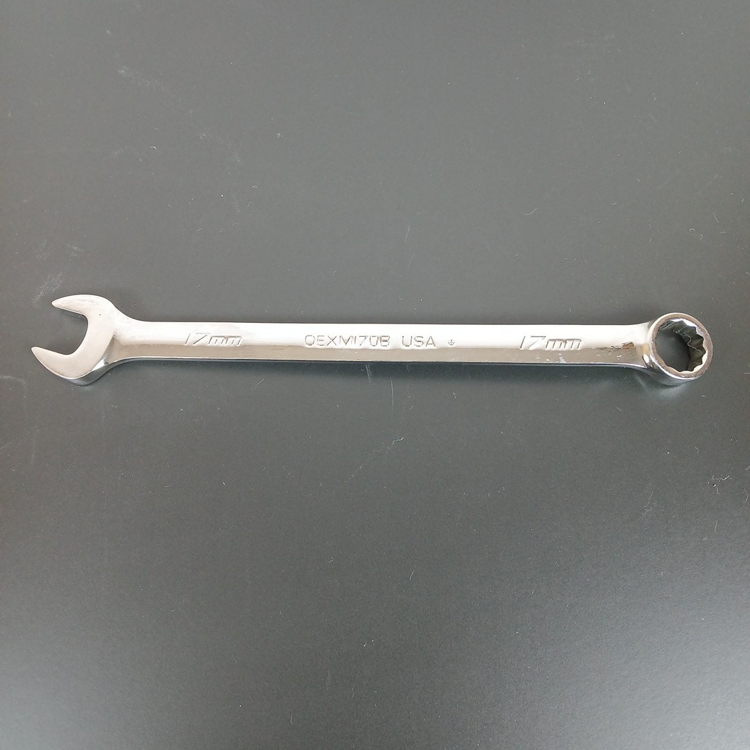 Snap-On Tools USA Metric 17mm Chrome Combination Wrench, 12 Point, OEXM170B