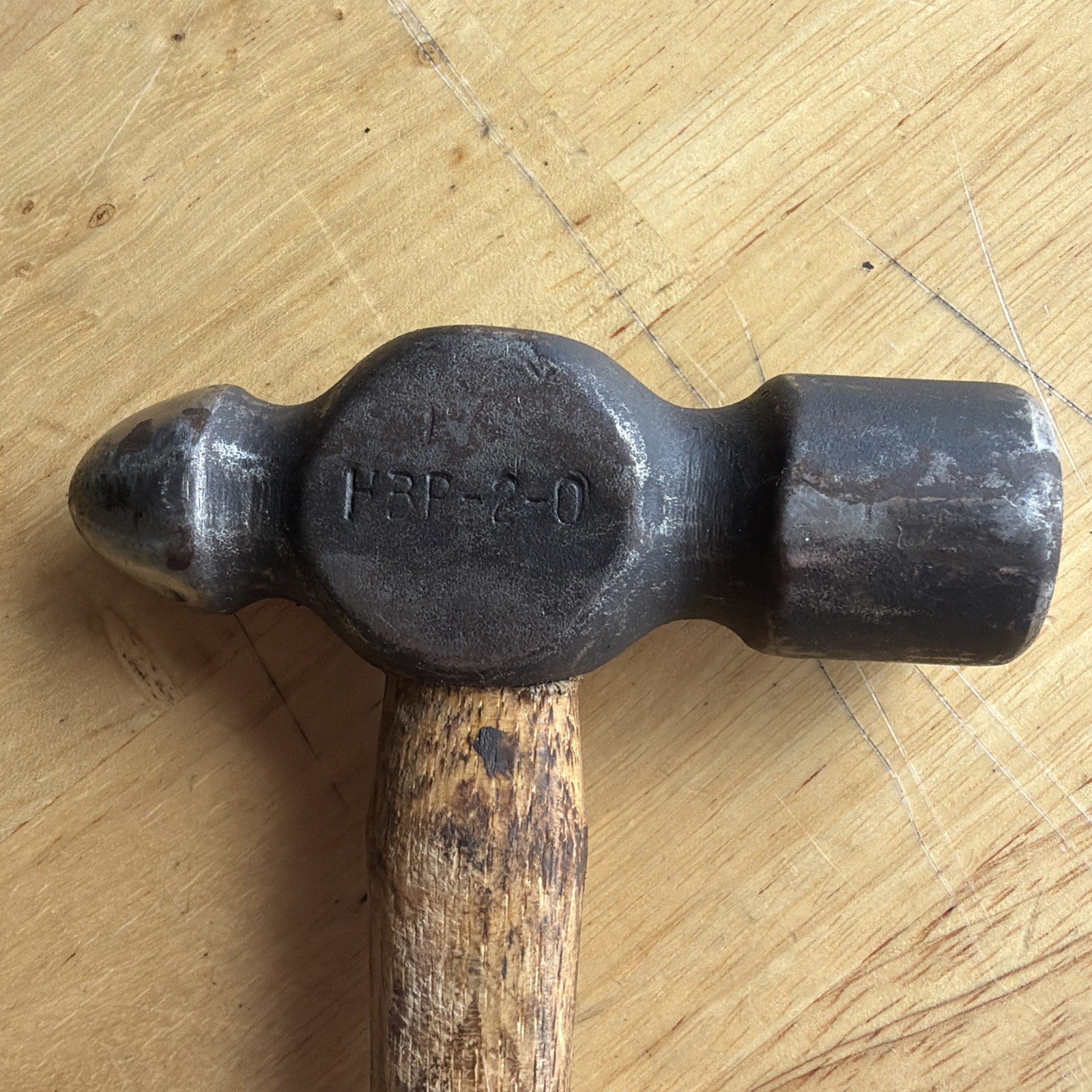 Williams Tools Ball Peen Hammer 1 lb. Total Weight Wood Handle HBP-2-0 READ!