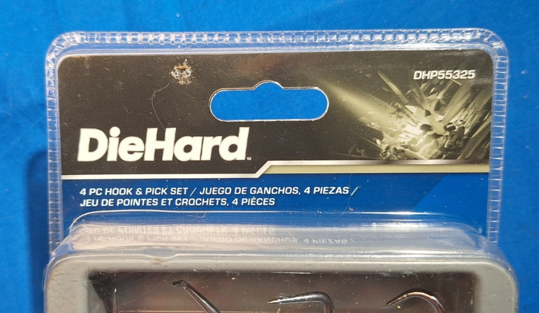 DieHard 4 piece pick and hook set DHP55325 NEW & SEALED