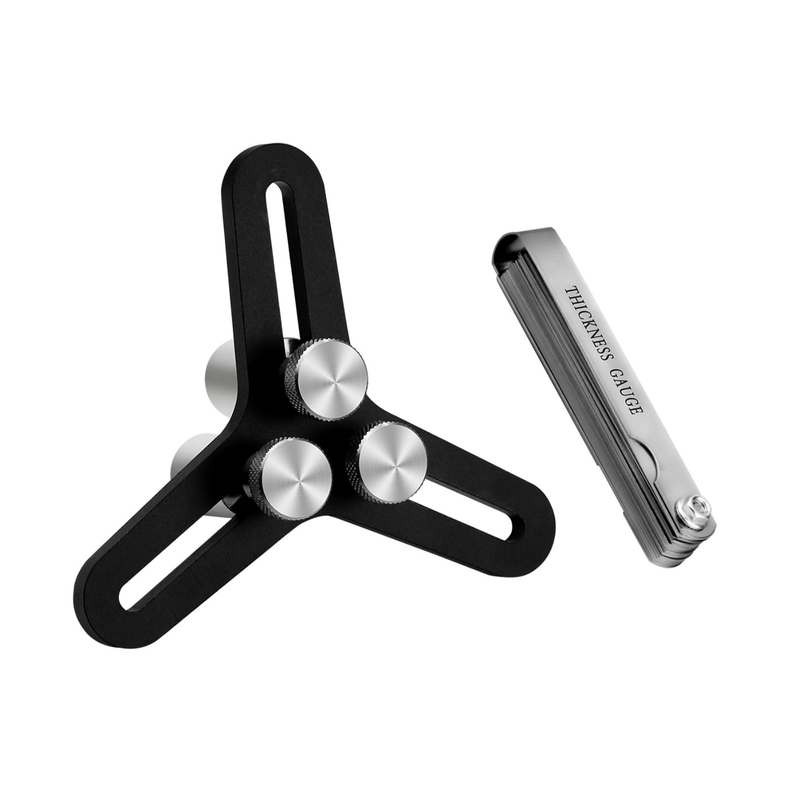 Universal Piston Ring Squaring Tool for 2″-5″ Bores + 32 Blades Feeler Gauge