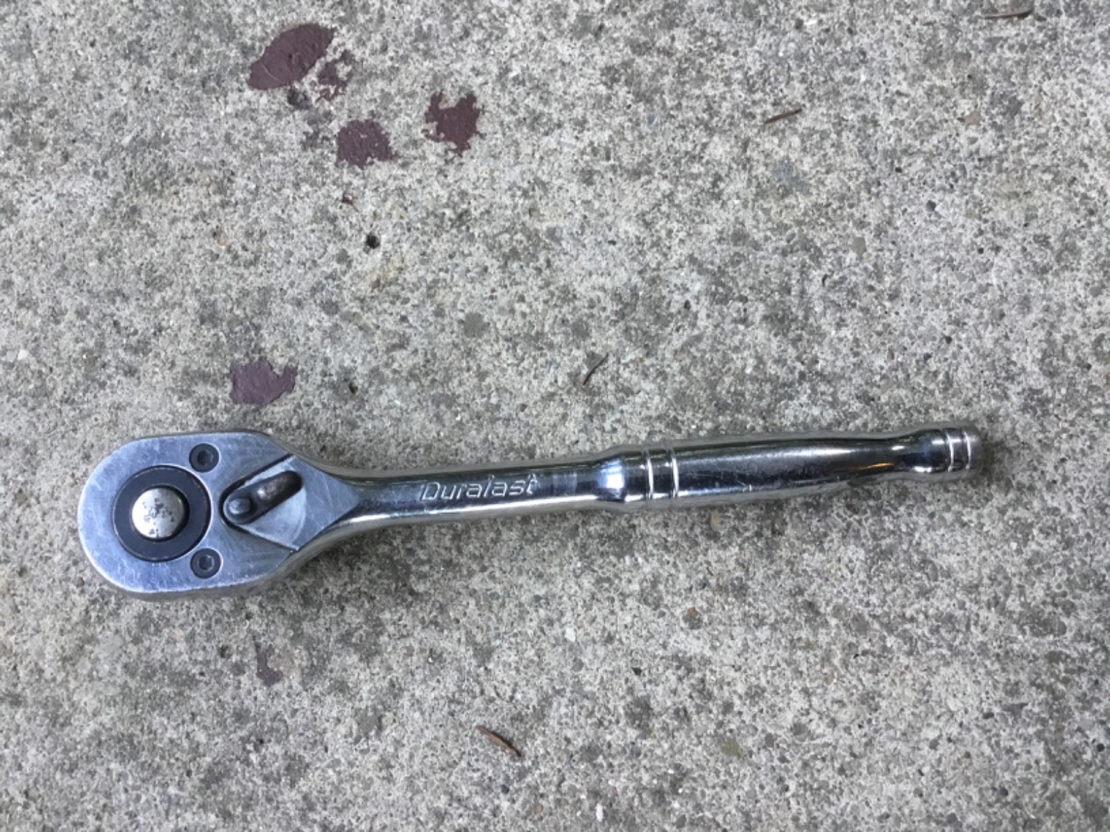 Vintage Duralast Ratchet 3/8″ Drive Quick Release 8″