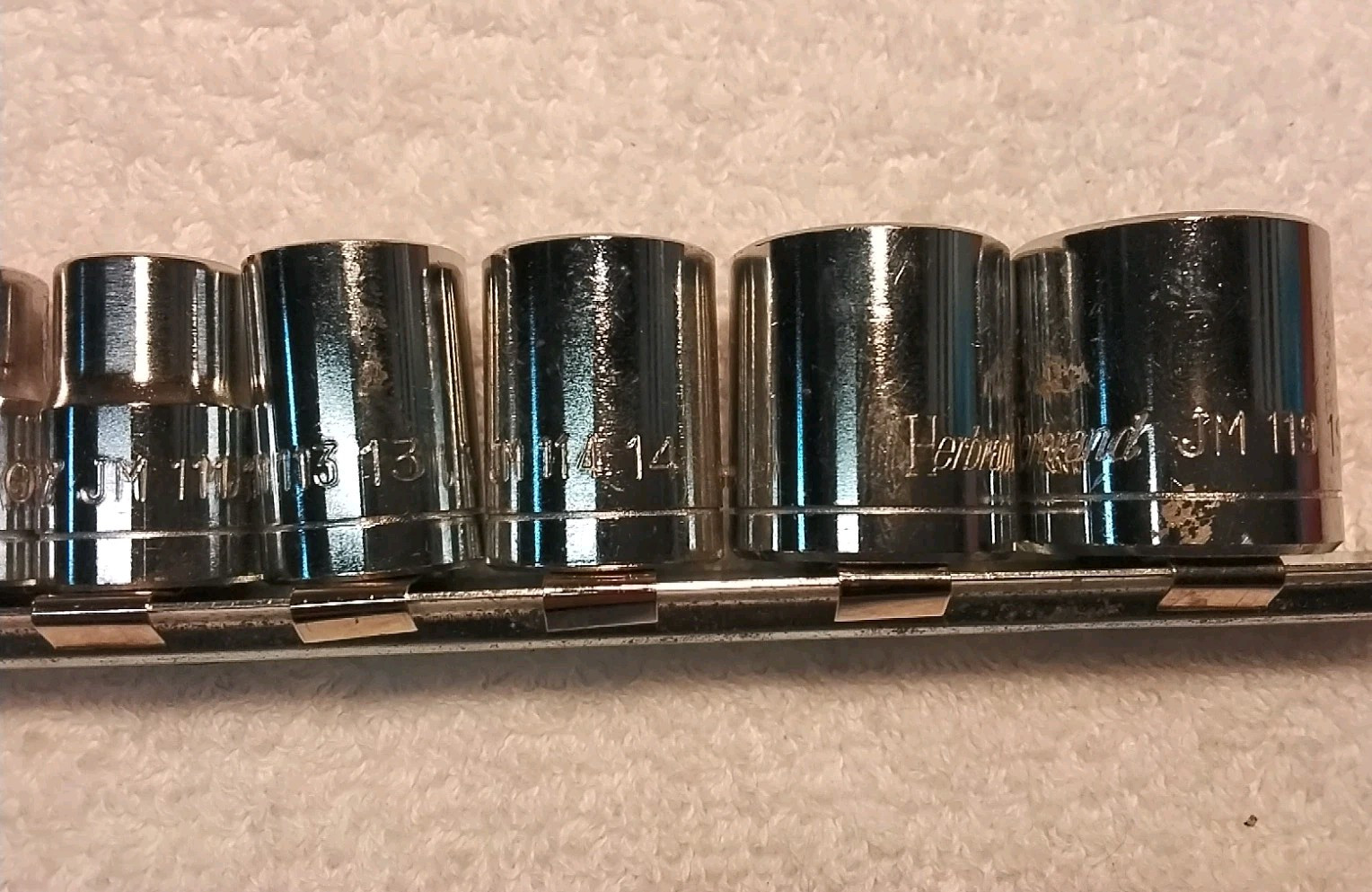 8PC HERBRAND 3/8″ DRIVE SOCKET SET 12PT METRIC USA 🇺🇸