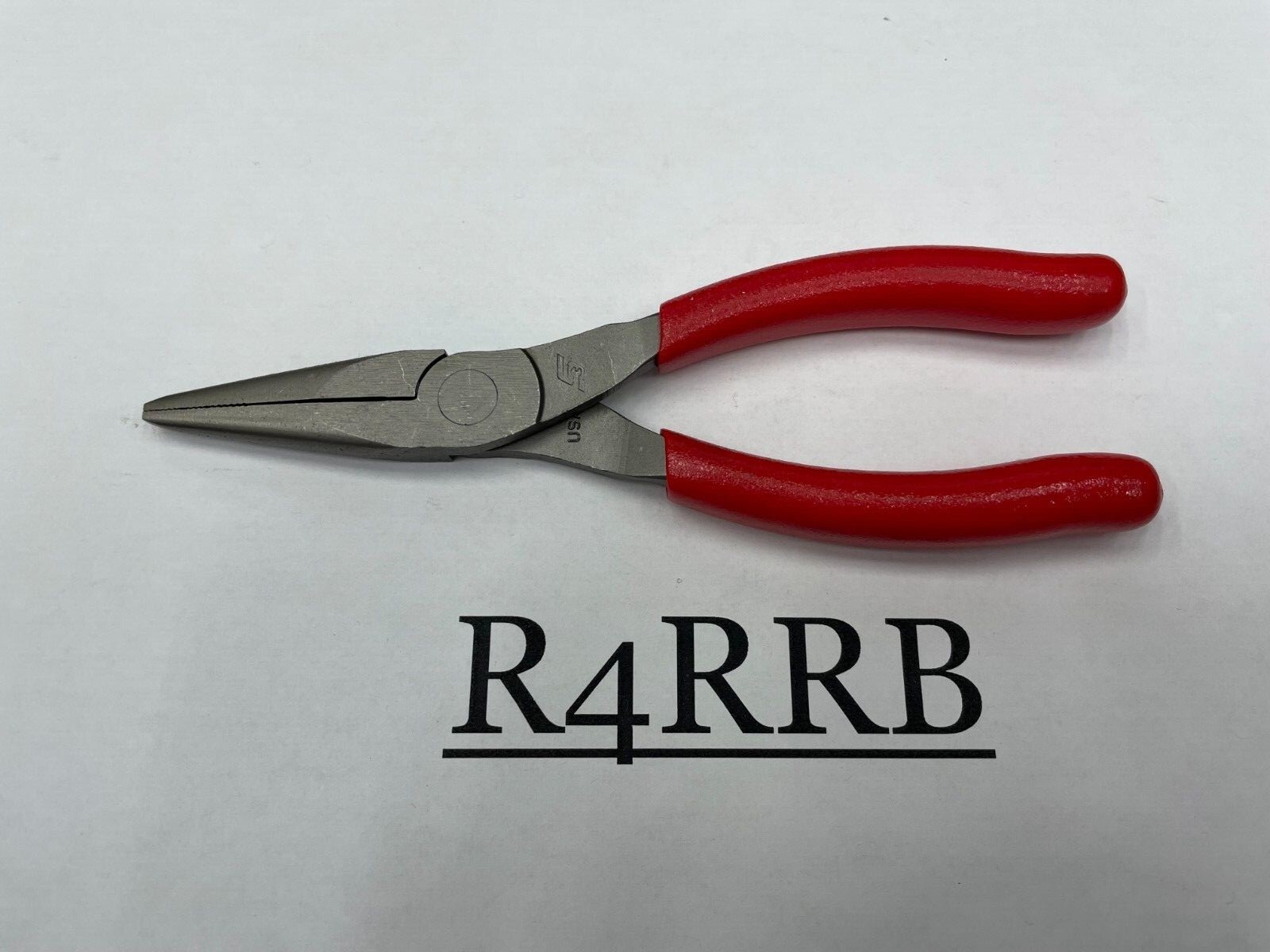 Snap-On Tools USA NEW RED Soft Grip 6″ Talon Grip Needle Nose Pliers 95ACF