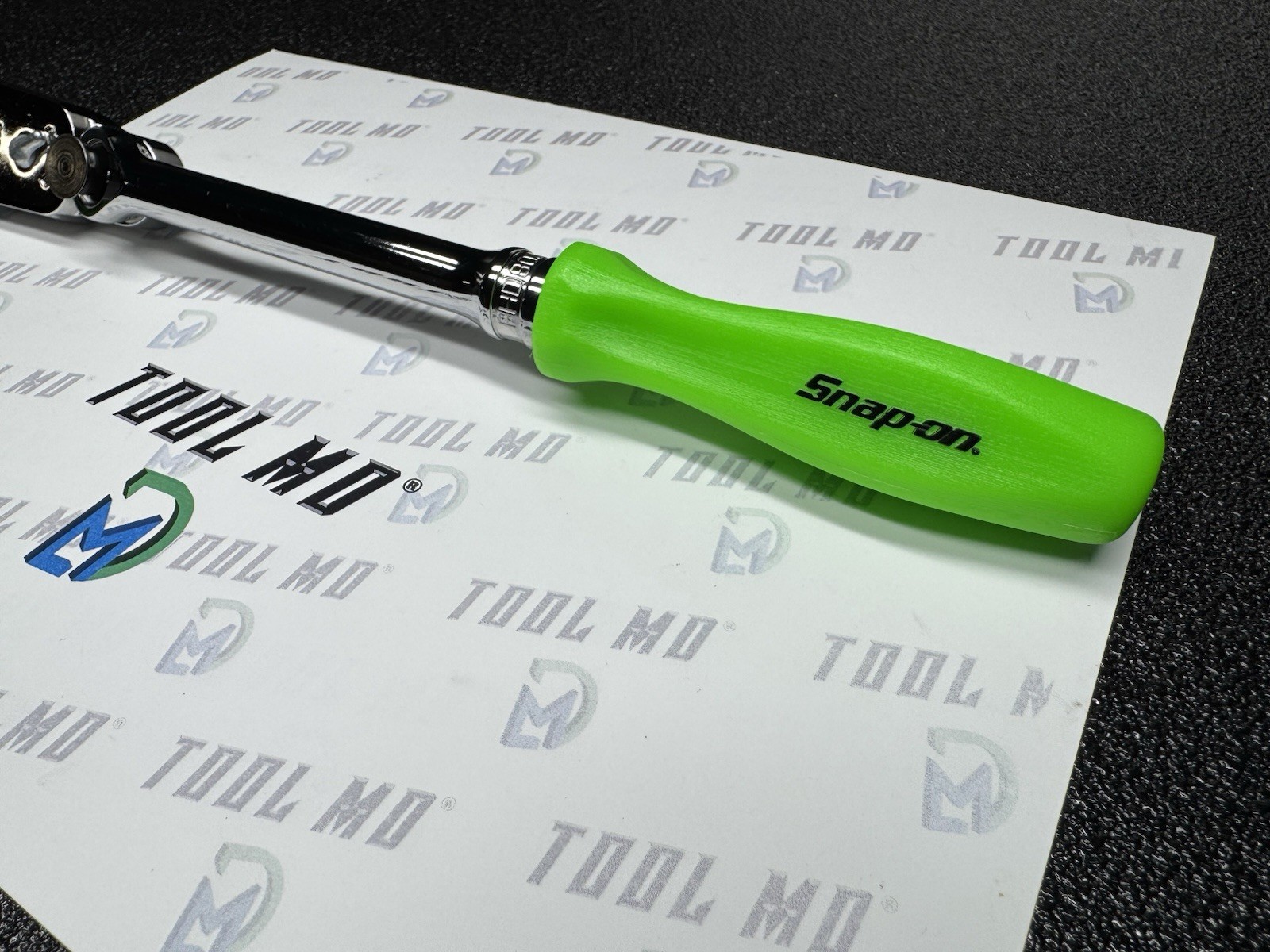 Snap-on Tools USA NEW GREEN 3/8″ Drive Hard Grip Multi-Position Ratchet FHD80MP