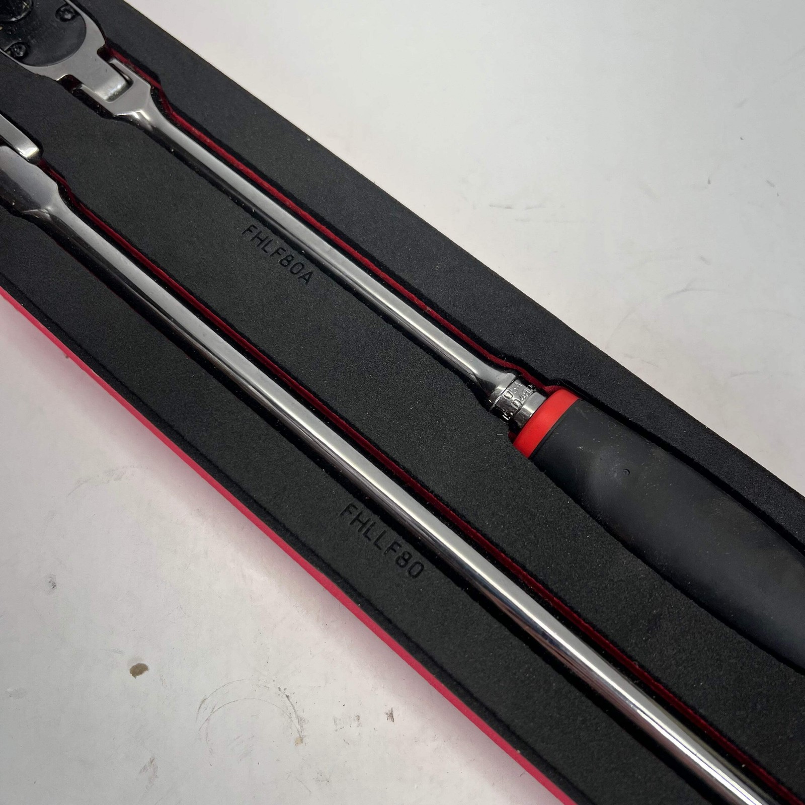 SNAP ON Soft Grip Flex Head Ratchet Set 4 Pc – 3/8″ Drive 204RT04FR (As-Is)