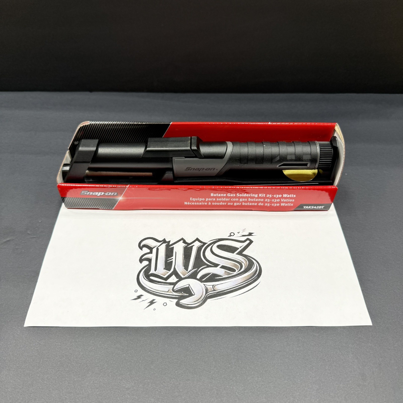 Snap-on Tools USA NEW Butane Gas Soldering Kit DARK TITANIUM YAKS42DT