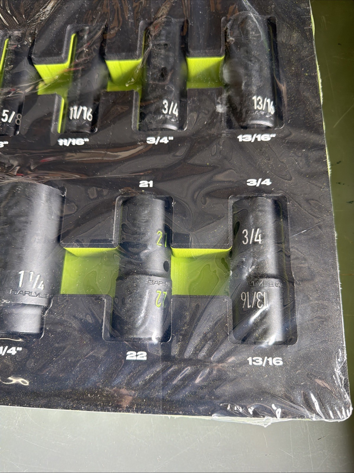 Carlyle By Napa 1/2 Dr Deep Impact socket Set SAE/Metric 29pc $290 Value