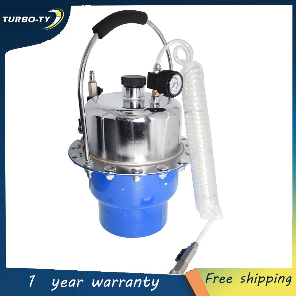 Portable Pneumatic Air Pressure Kit Brake and Clutch Bleeder Valve System Tools