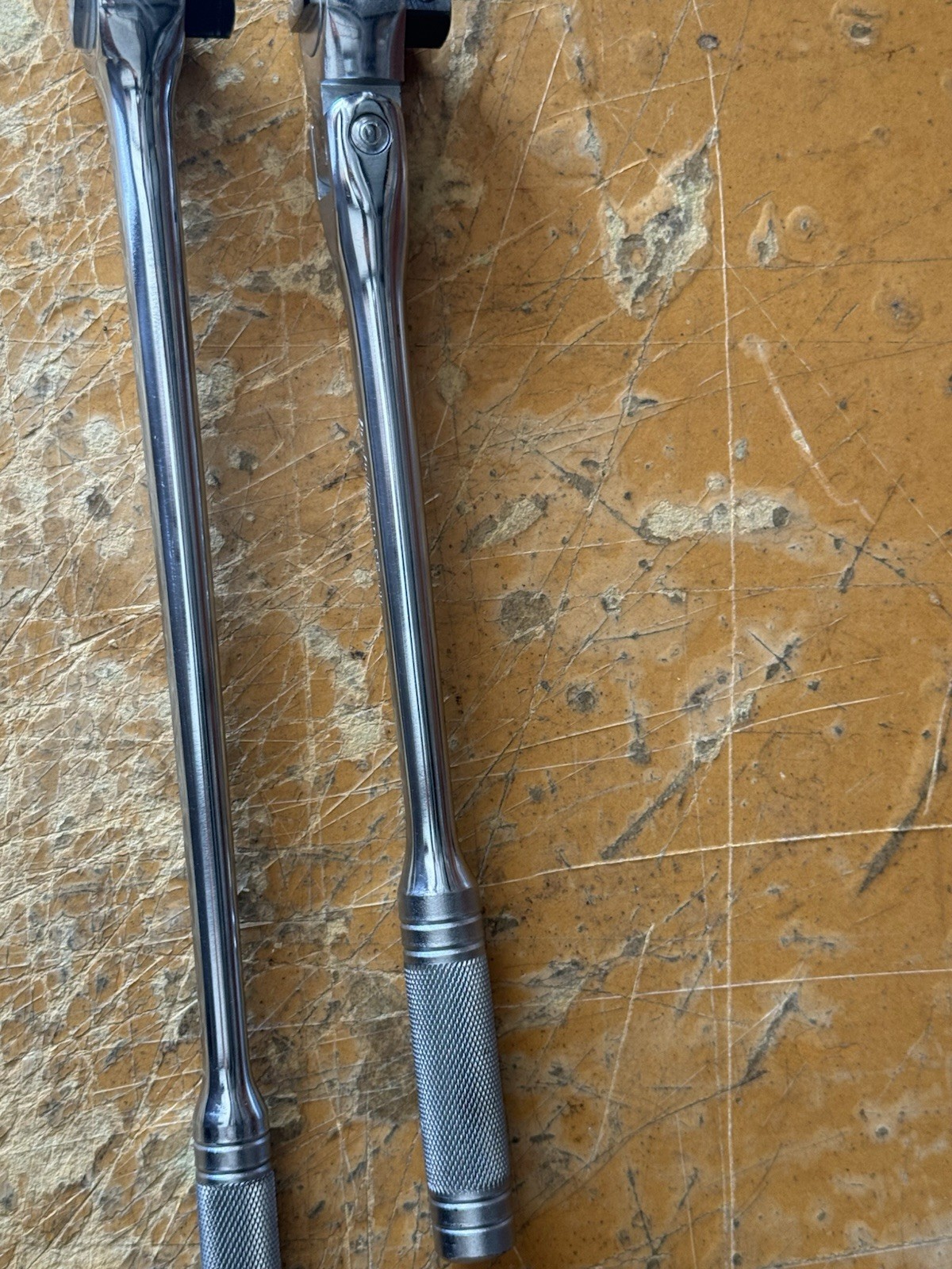 Vintage New Britain NS-33 & NS-55 1/2” Drive Ratchet Set Fixed & Flex Head USA