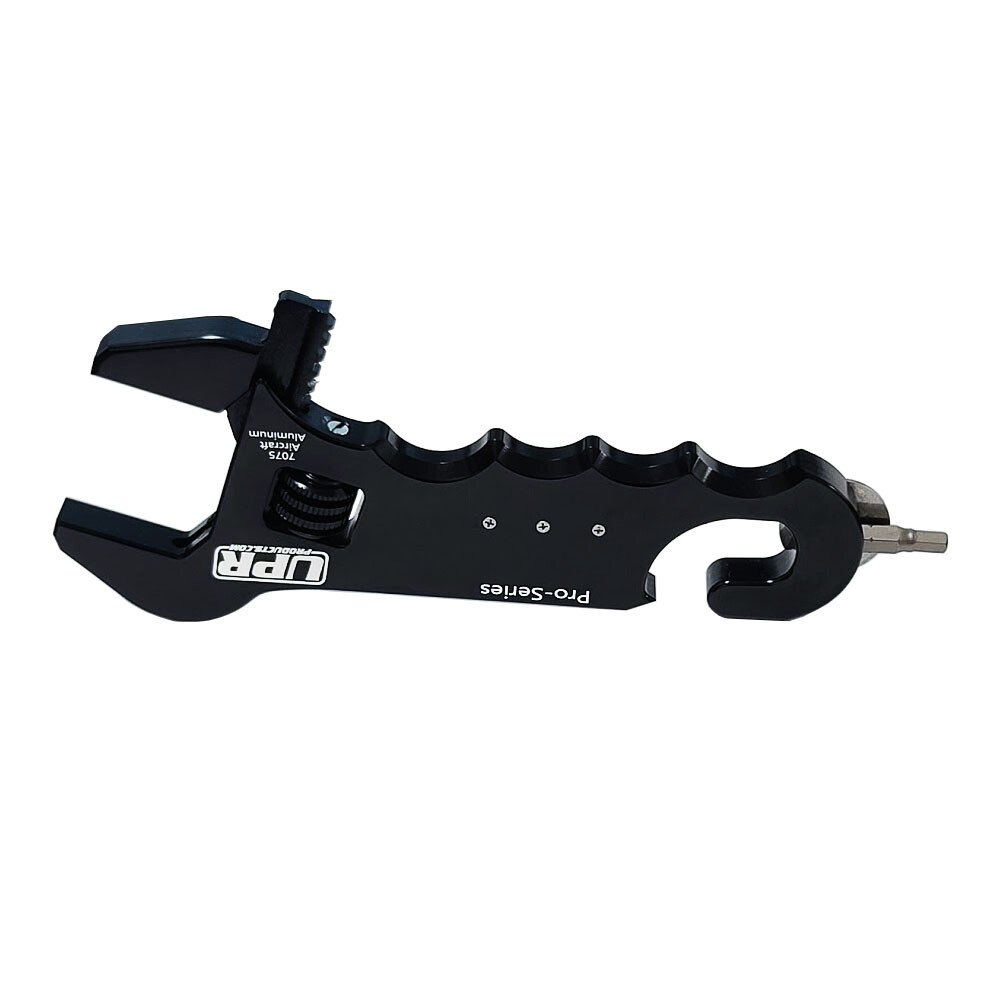 UPR AN-16 Race Wrench-Pit Wrench- Dzus Quick Turn Driver- Multi Fitting Tool BLK