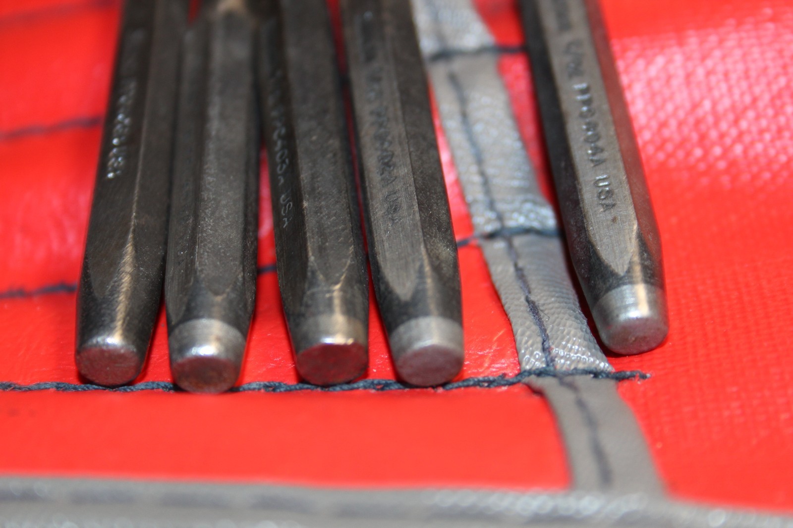 SNAP-ON TOOLS Midget Punch and Chisel Set 5 PIECES + CASE