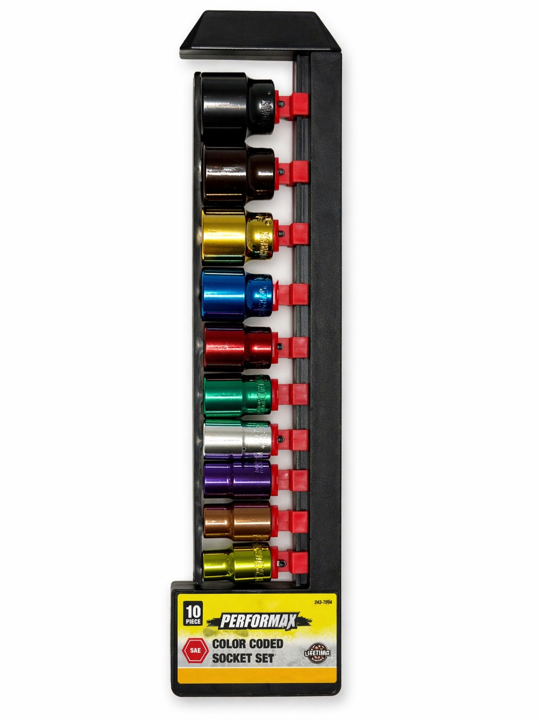 Performax® 3/8″ Drive SAE Socket Set – 10 Piece