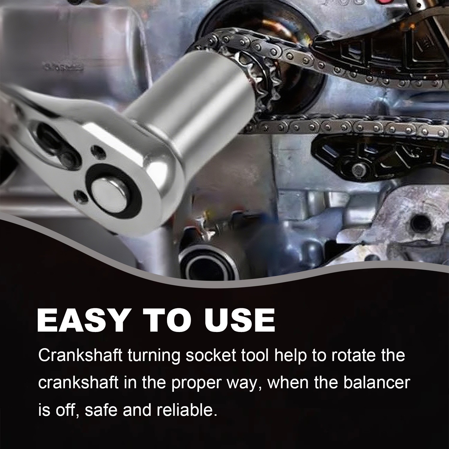 Crank Socket for Subaru BRZ Forester Legacy Outback Impreza FB & FA Engines