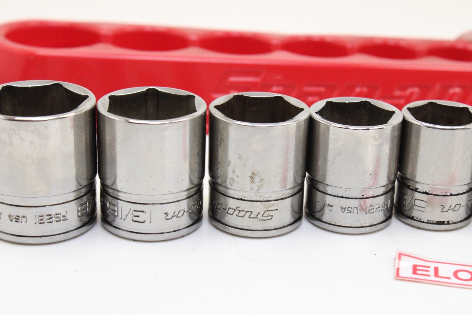 Snap On FS081-FS281 1/4″-78″ 3/8″ Drive 6 Point 11 Piece Shallow Sockets Set USA
