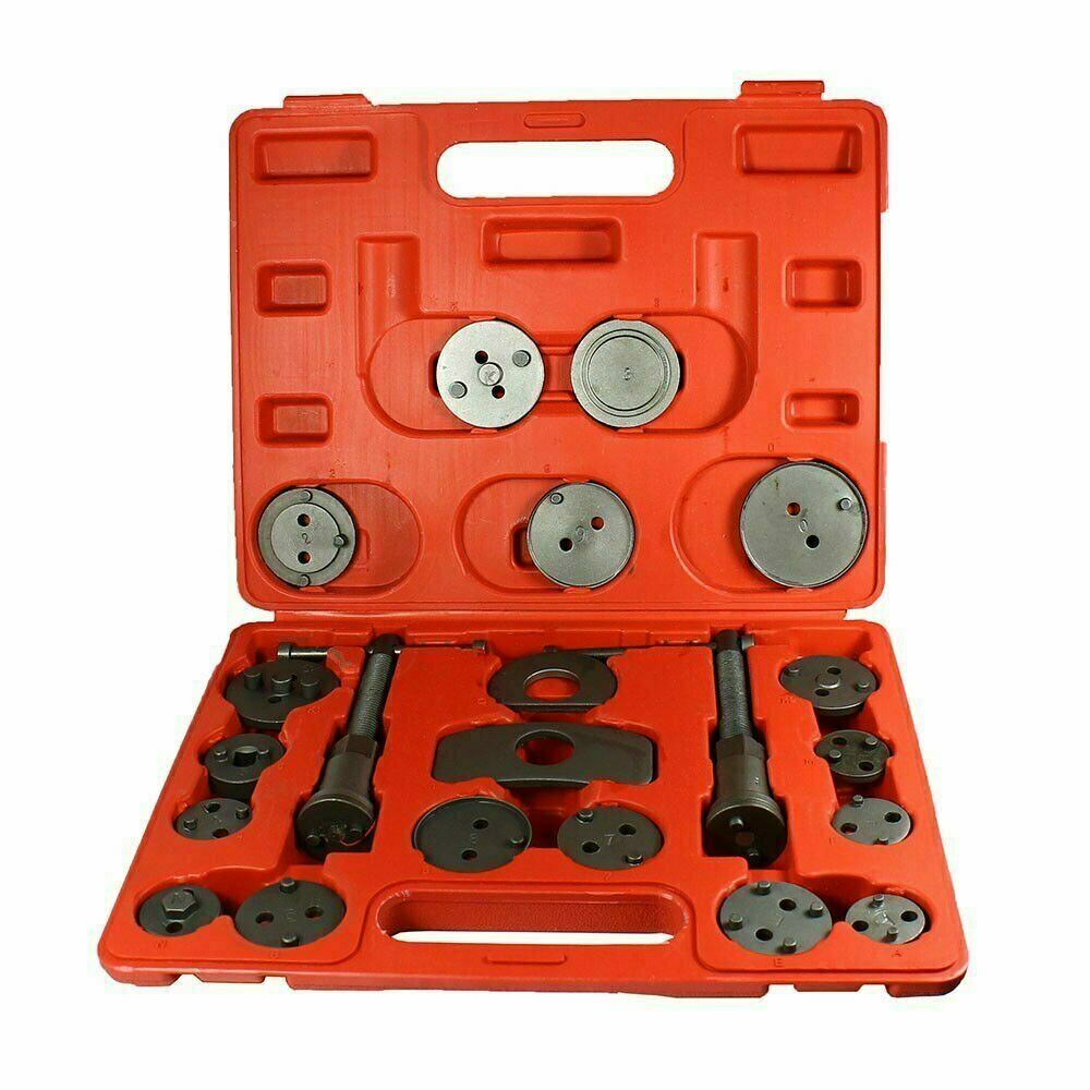 New Brake Caliper Piston Disc Rewind Back Tool Set Pads Pro Universal-21PCS