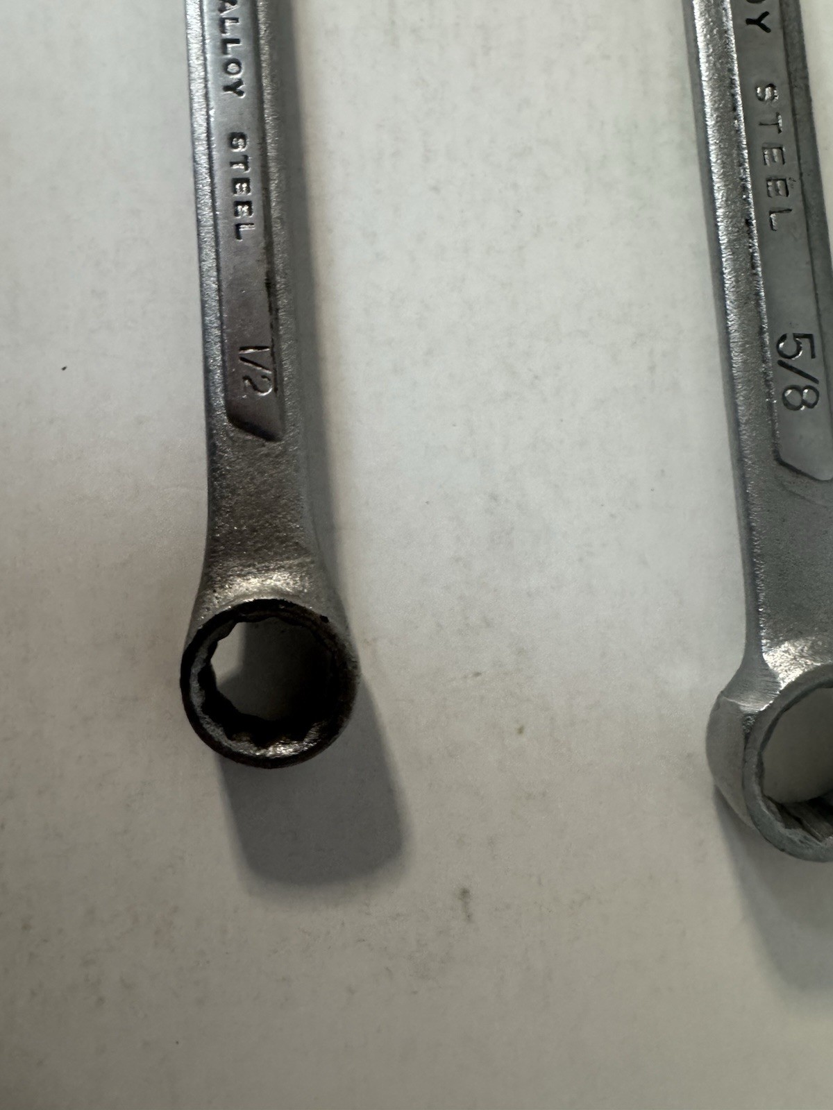 Lot Of (3) Palmera Combination Wrenches 7/8 5/8 1/2 Made In Spain
