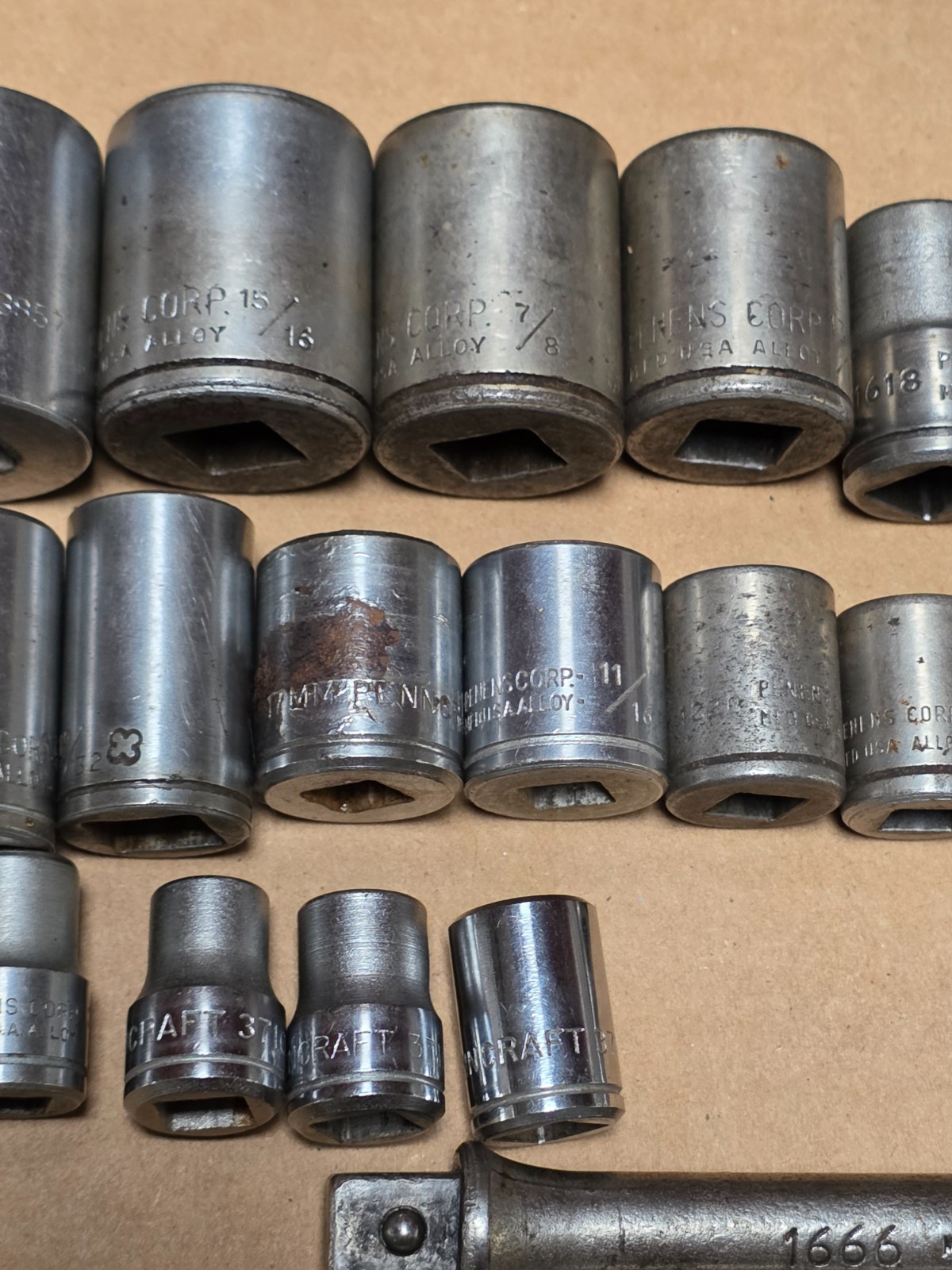 Penens Penncraft 29 Piece Socket Set 1/2″ & 3/8″ Drive Breaker Bar SAE Metric