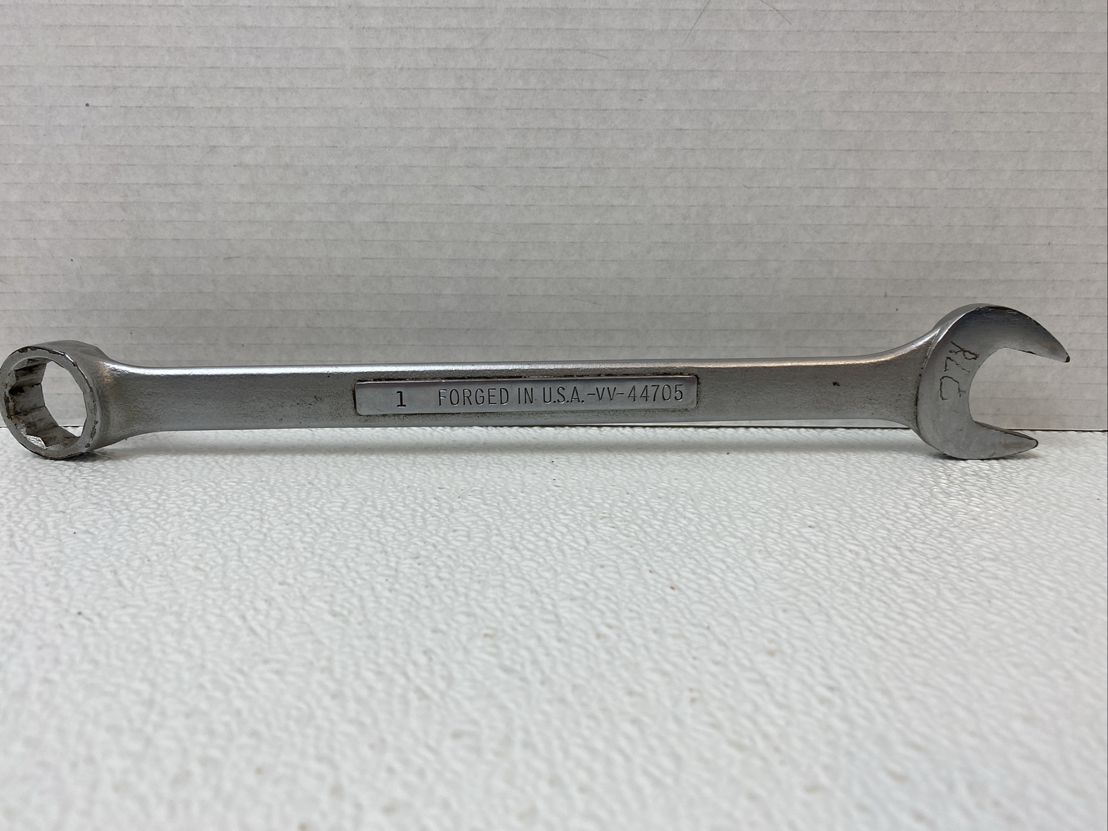 Vintage Craftsman -VV- Series 44705 Combination 12Pt Wrench 1″ USA 13.5″ Long