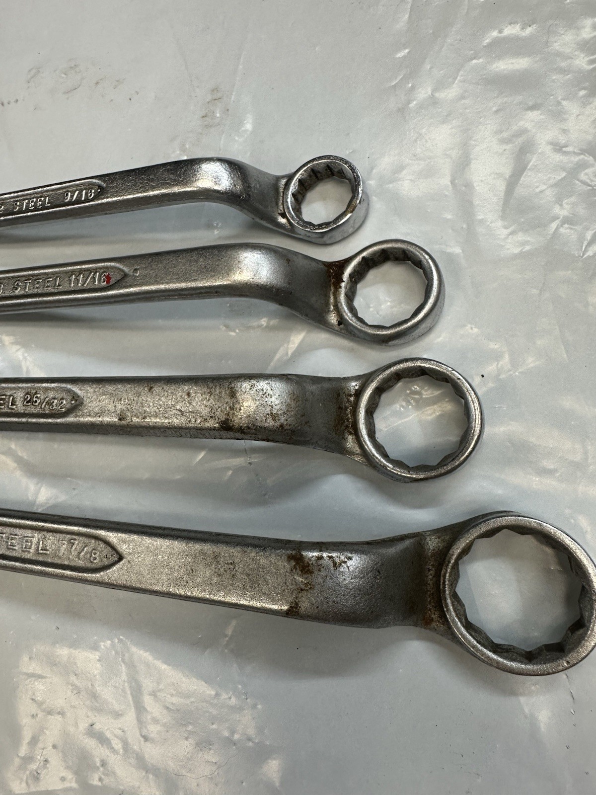 VTG Box-End 12-Pt Offset Wrench, No. 912, 913, 914, 915 Forged Steel Made USA