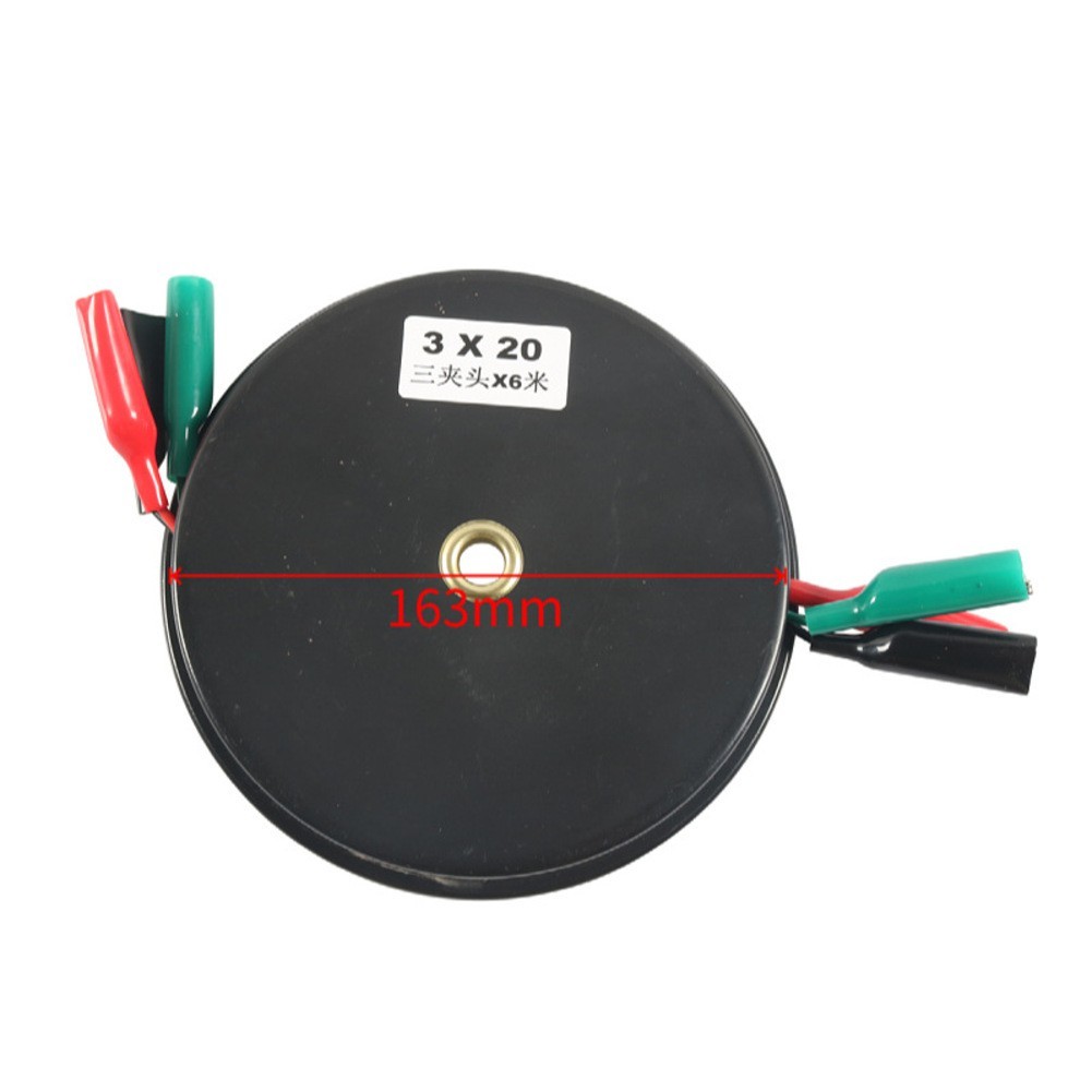 Easy To Carry Electrical Troubleshooting Compact Reel Design Insulated Clips