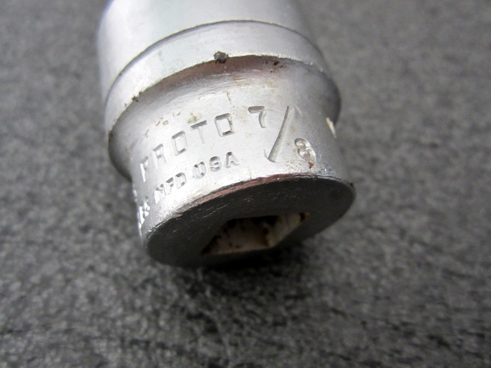 Vintage Proto Los Angeles 1/2″ Drive 13/16″ 8pt Impact Socket 7428-S 8 Point USA