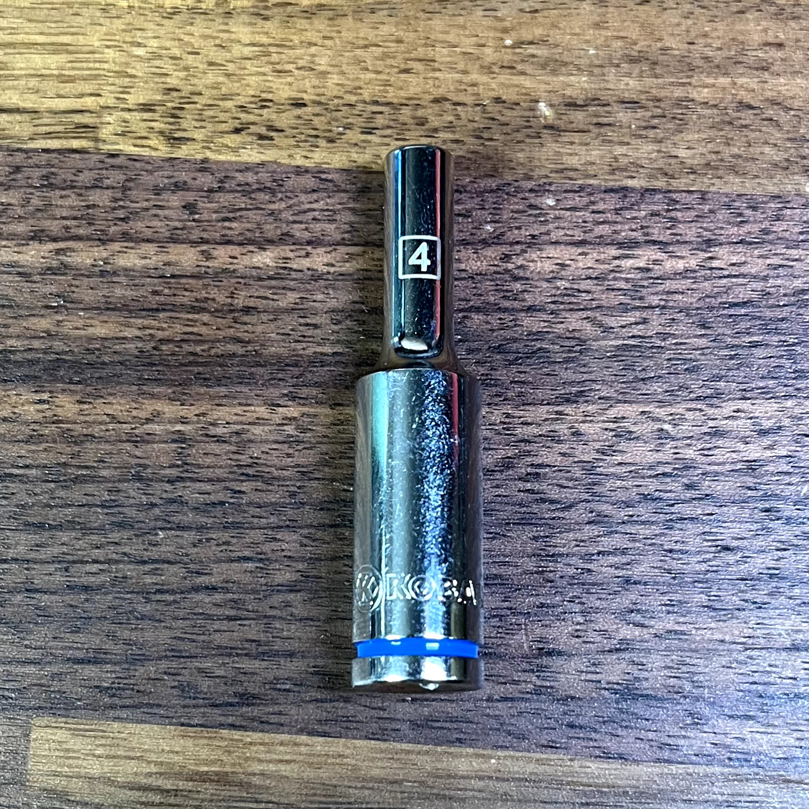 Kobalt 1/4″ Drive 6 Point Metric Deep Sockets PICK YOUR SIZE Blue Color Band