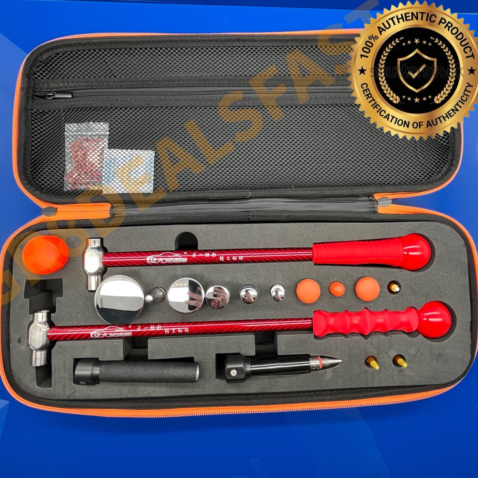 Carbon Fiber Blending PDR Hammers Paintless Dent Removal Repair Knockdown Tools