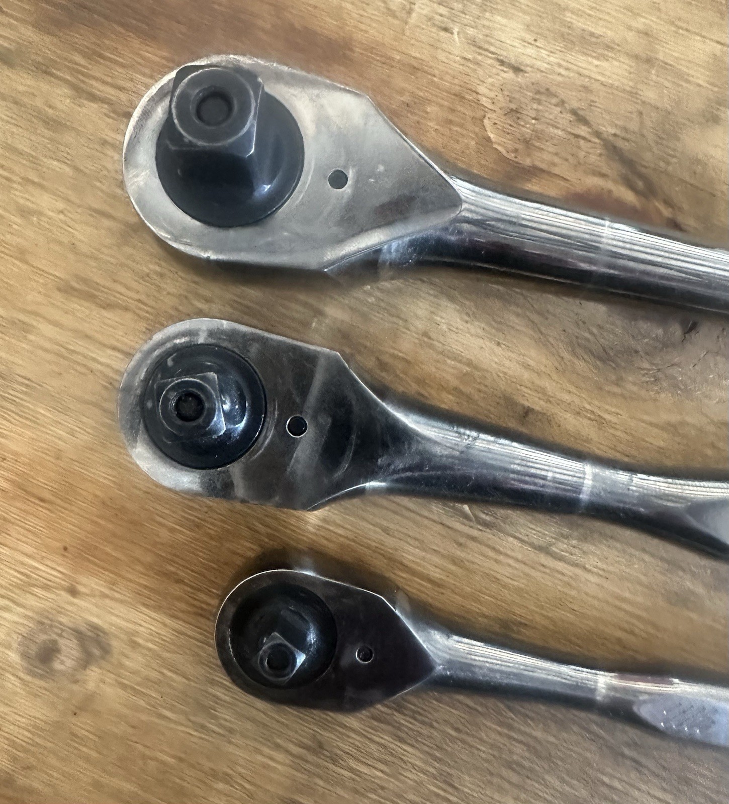 Craftsman Ratchet Set 1/2in, 3/8in, 1/4in Gunmetal Chrome