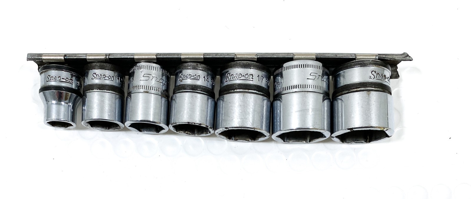 SNAP ON 7 PC SOCKET SET 3/8″ DR FSM191 FSM181 FSM171 FSM141 FSM131 FSM121 FSM91