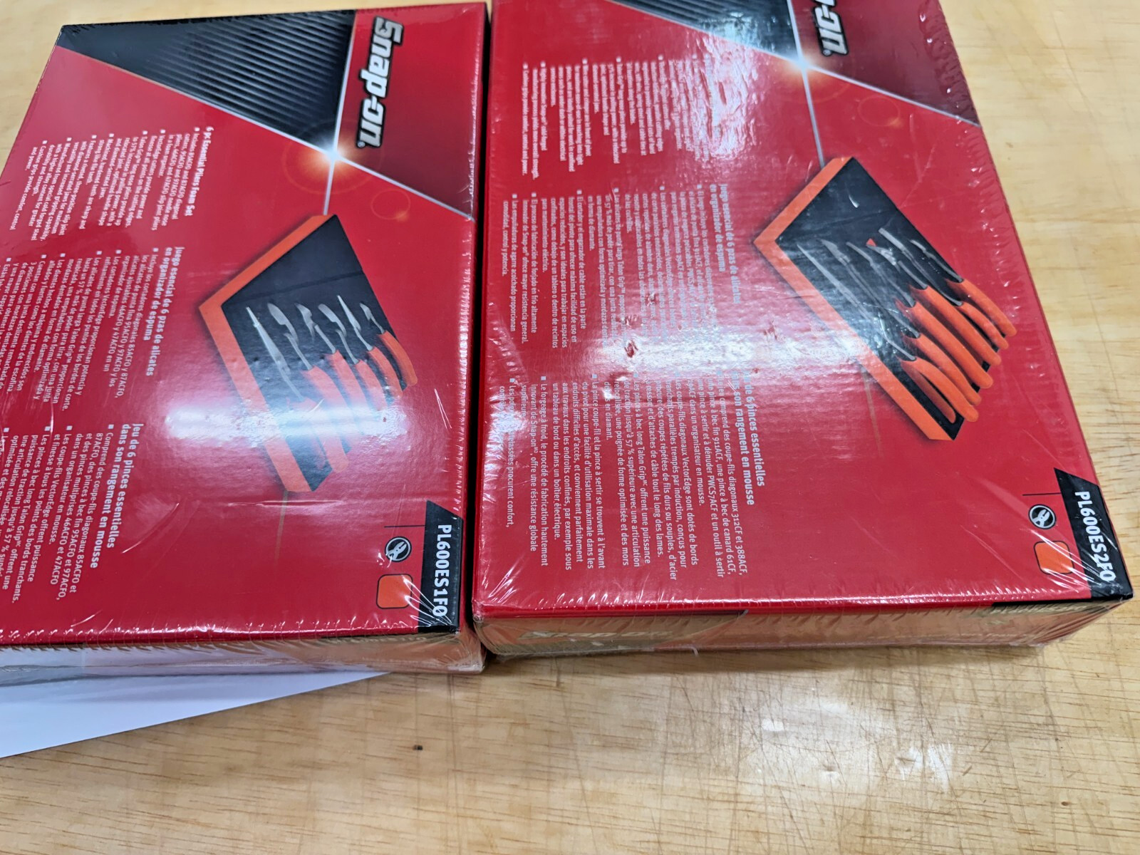 Snap-on Tools USA NEW FACTORY SEALED ORANGE 12 PIECE Pliers Cutters Foam LOT SET