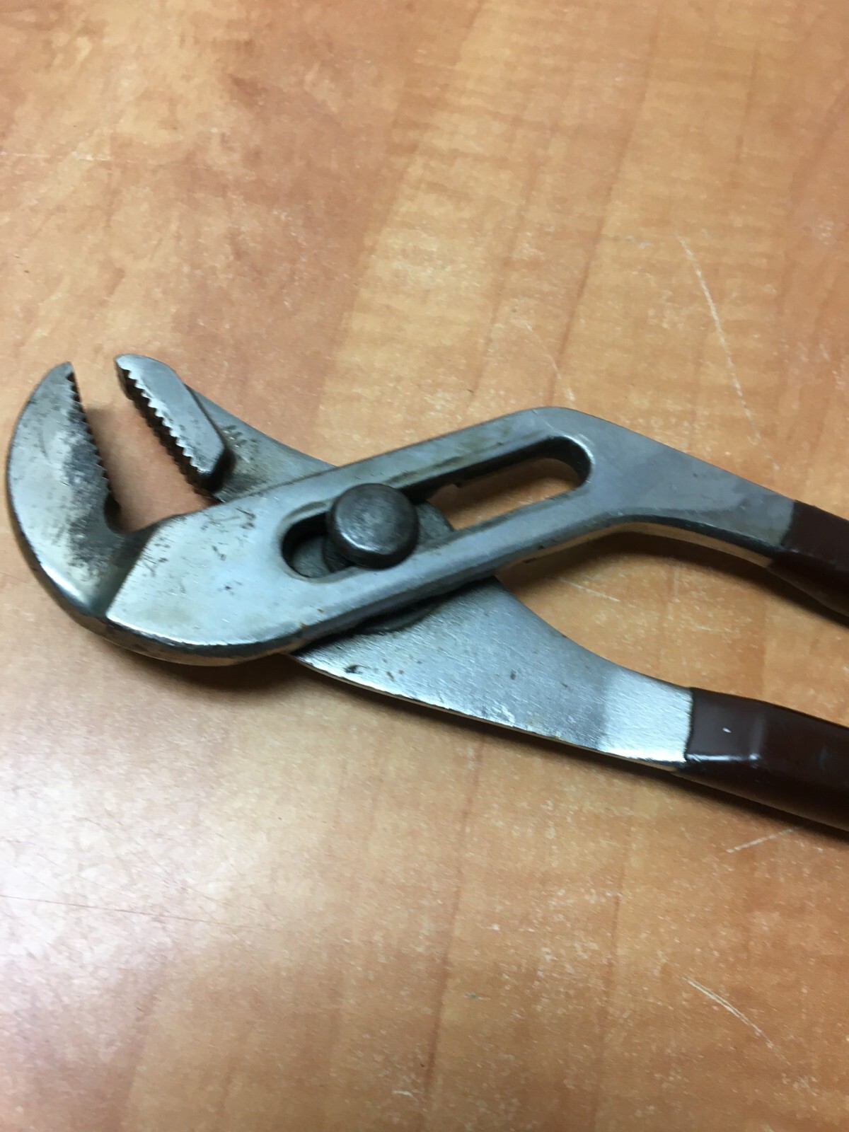 BLUE POINT 12″ ADJUSTABLE SLIP JOINT PLIERS HL112P USA Brown Handles