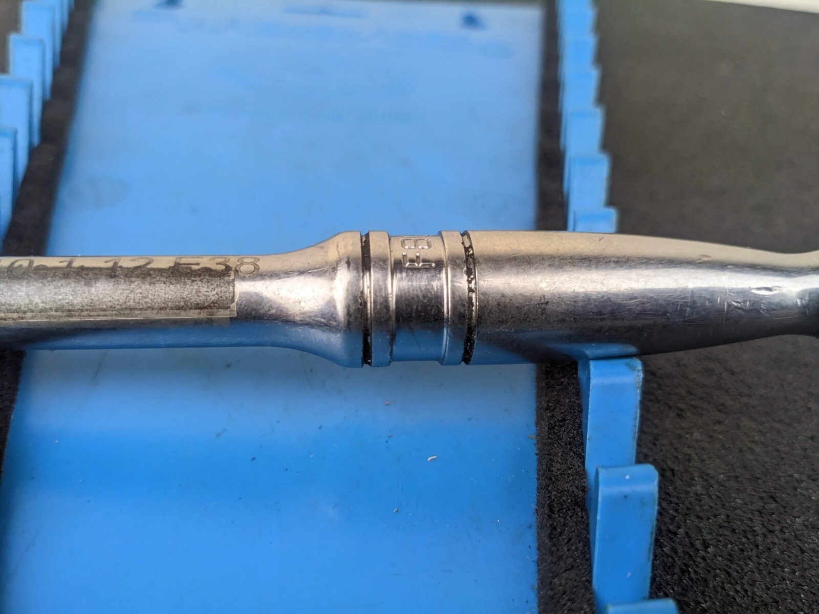 #bk288 Snap-on Tools Socket Ratchet 3/8″ Drive F80FOD F80 FOD Chrome 7″ USA