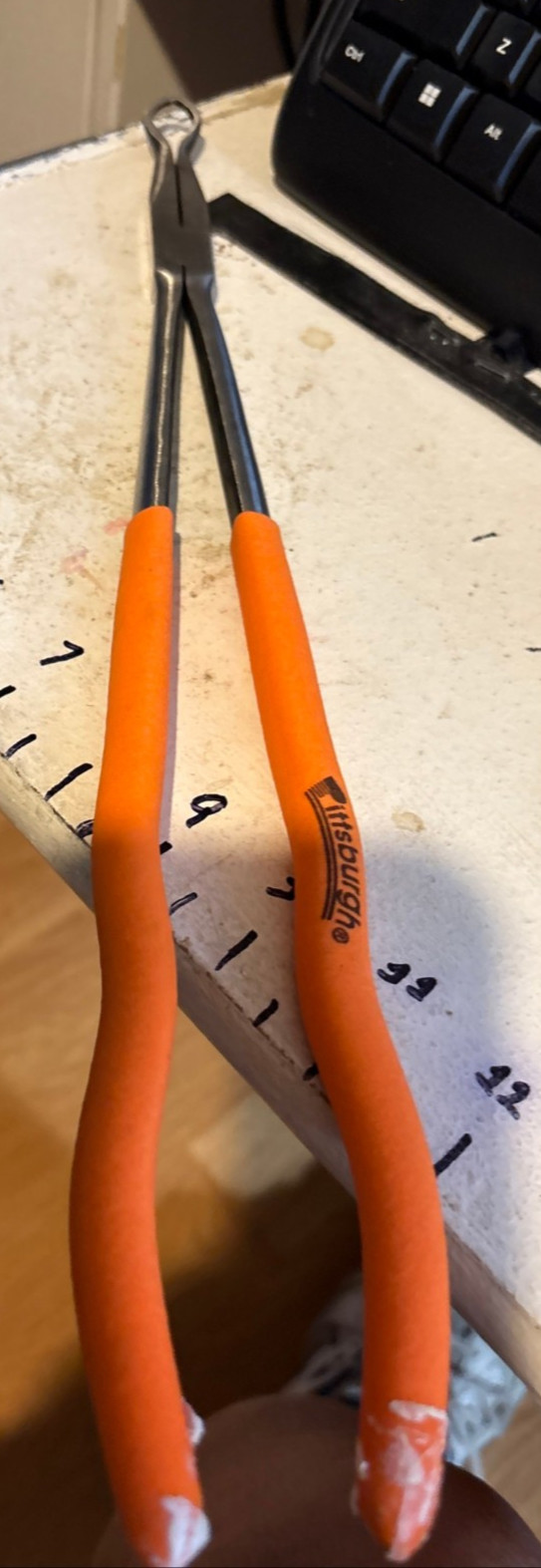 Pitsburgh Tools 915CP 15″ LONG REACH NEEDLE NOSE PLIERS – Excellent –