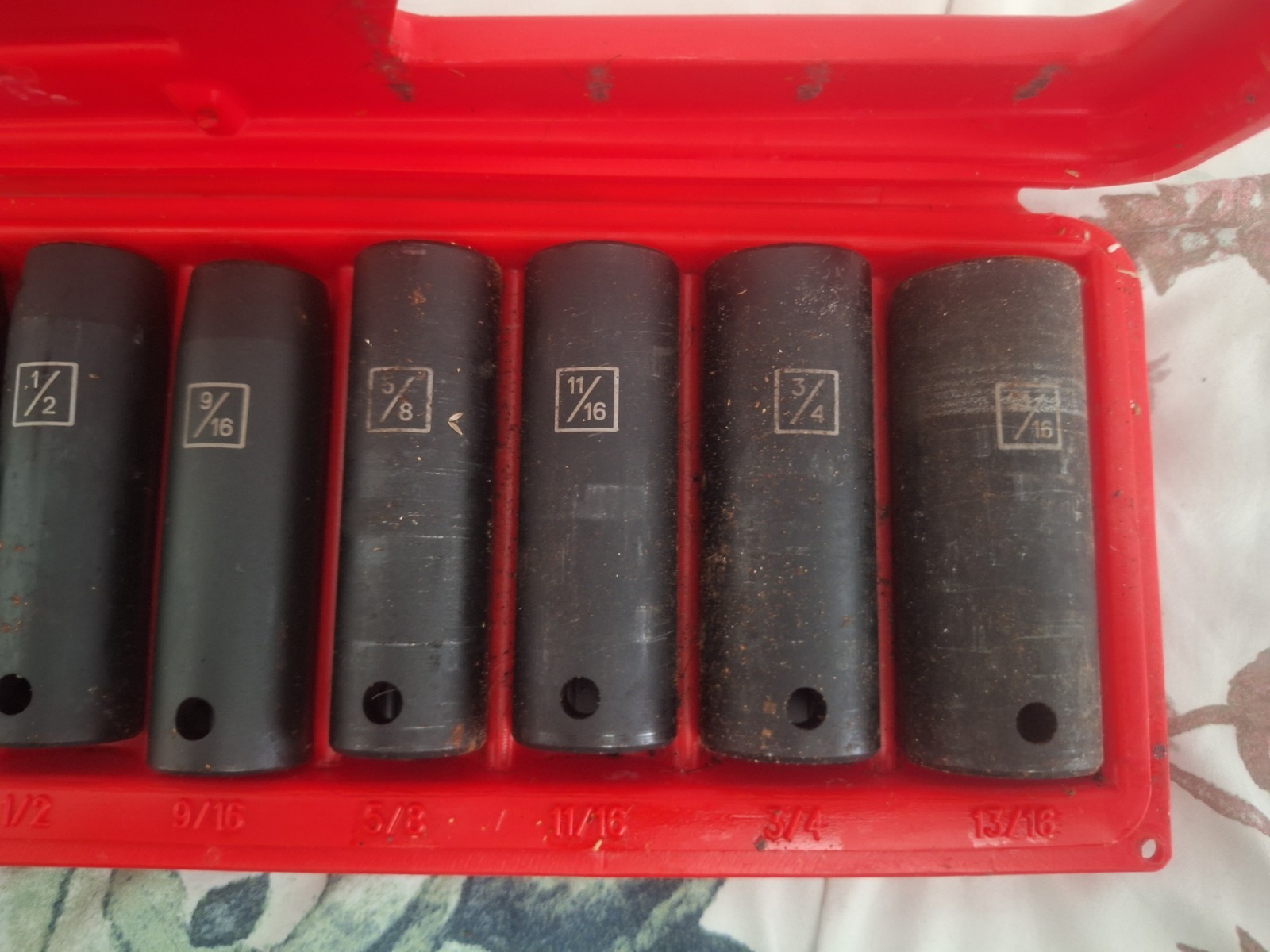 JobSmart 1/2 in. Drive SAE Deep Impact Socket Set, 10 pc.