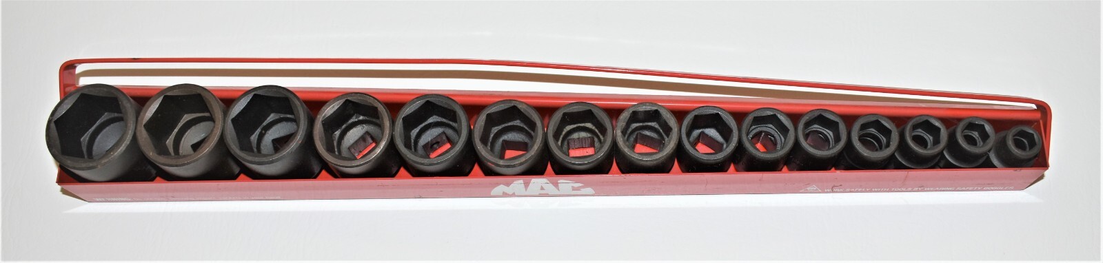 MAC Tool SVP156TR 15pc 1/2″ Dr SAE Standard Impact Socket Set 6Pt 3/8″ to 1-1/4″