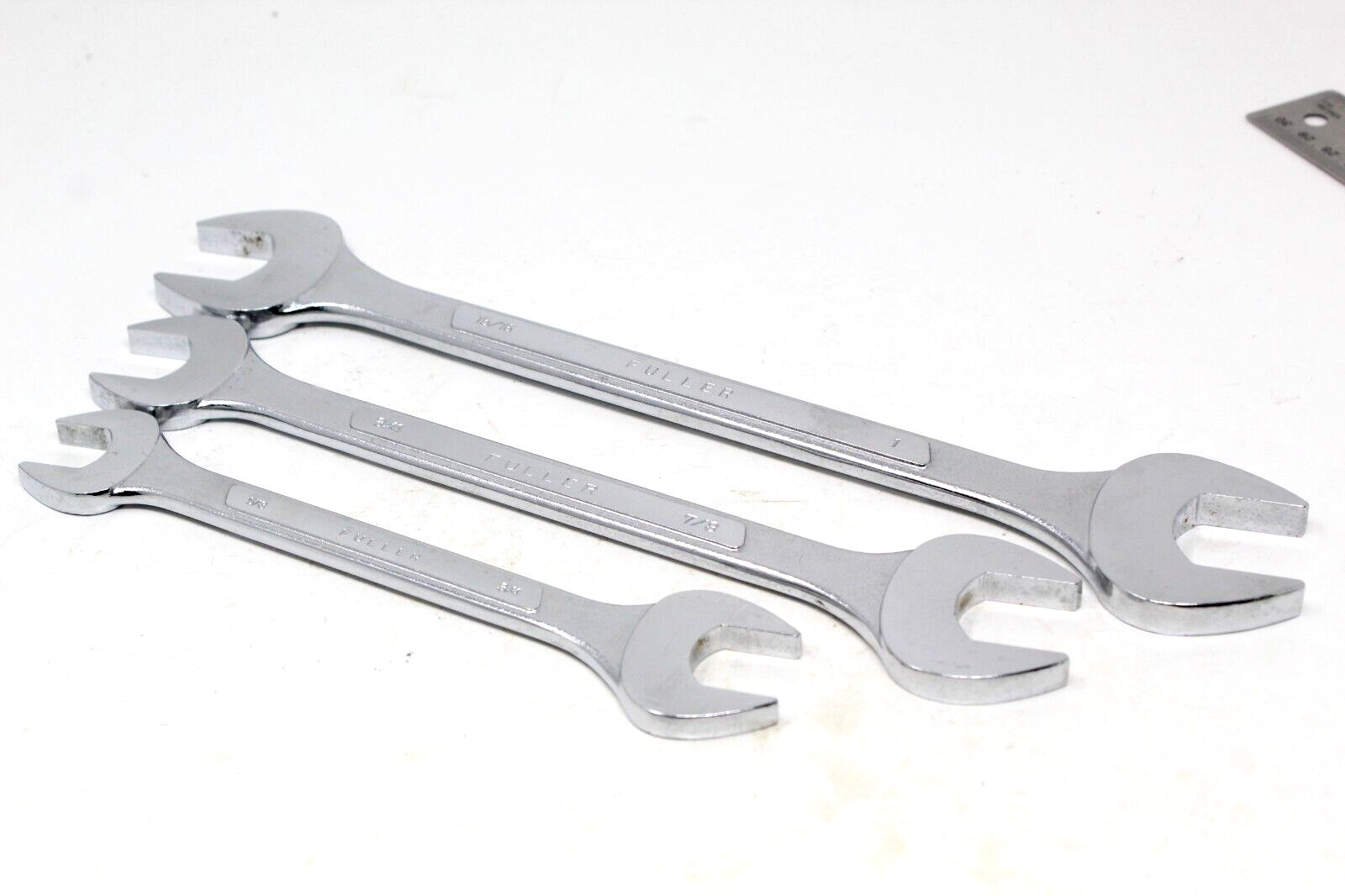 Fuller Set of 3 5/8″x3/4″ 3/4″ x 7/8″ 15/16″x1″ Open End Wrenches Japan