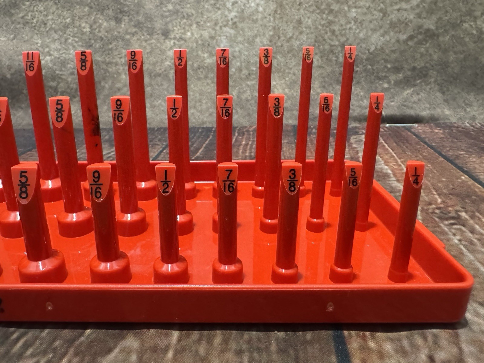Snap On Socket Tray Set – Three Row Post – Metric & SAE – KA383METBK / KA383FRRD